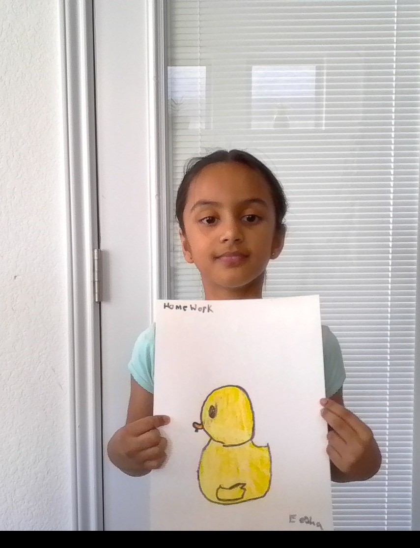 Cute Duck Drawing