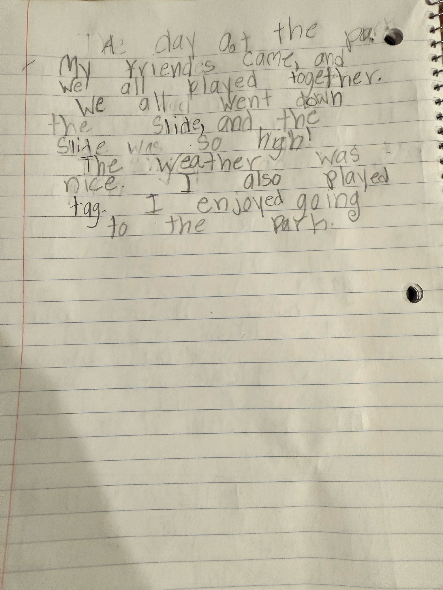 writing homework