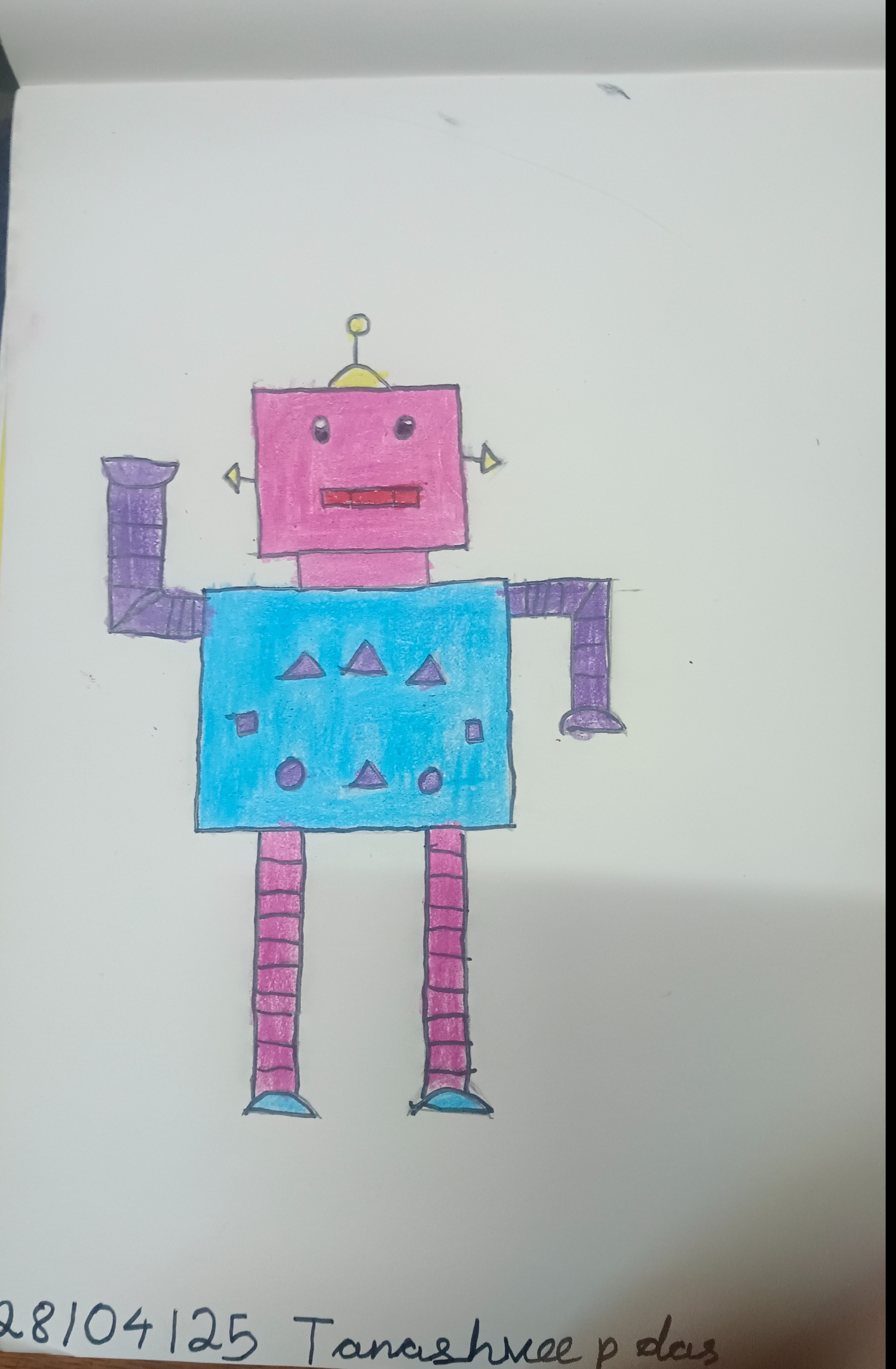 Robot Drawing by Tanashvee 