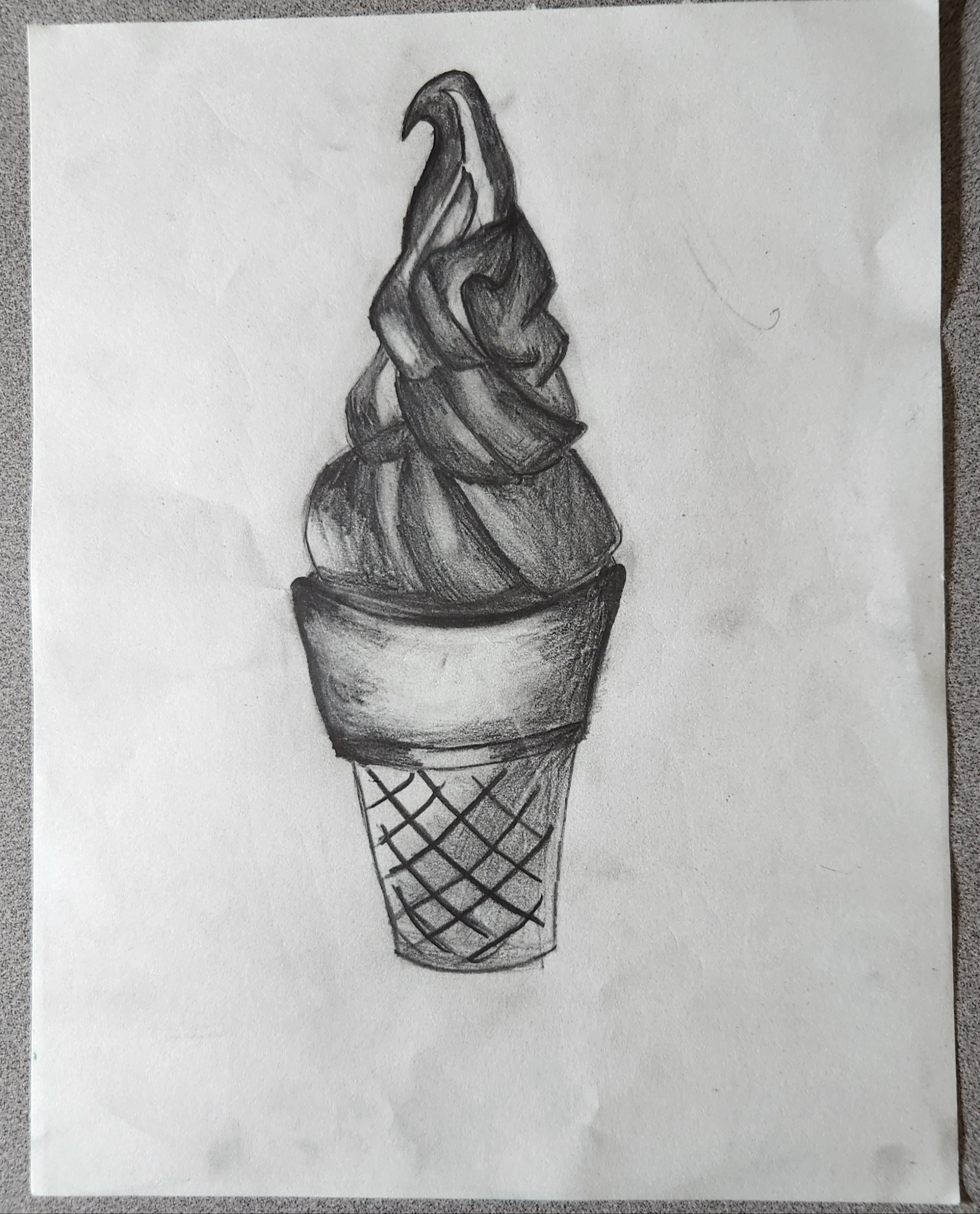Shading an ice cream 🍦 