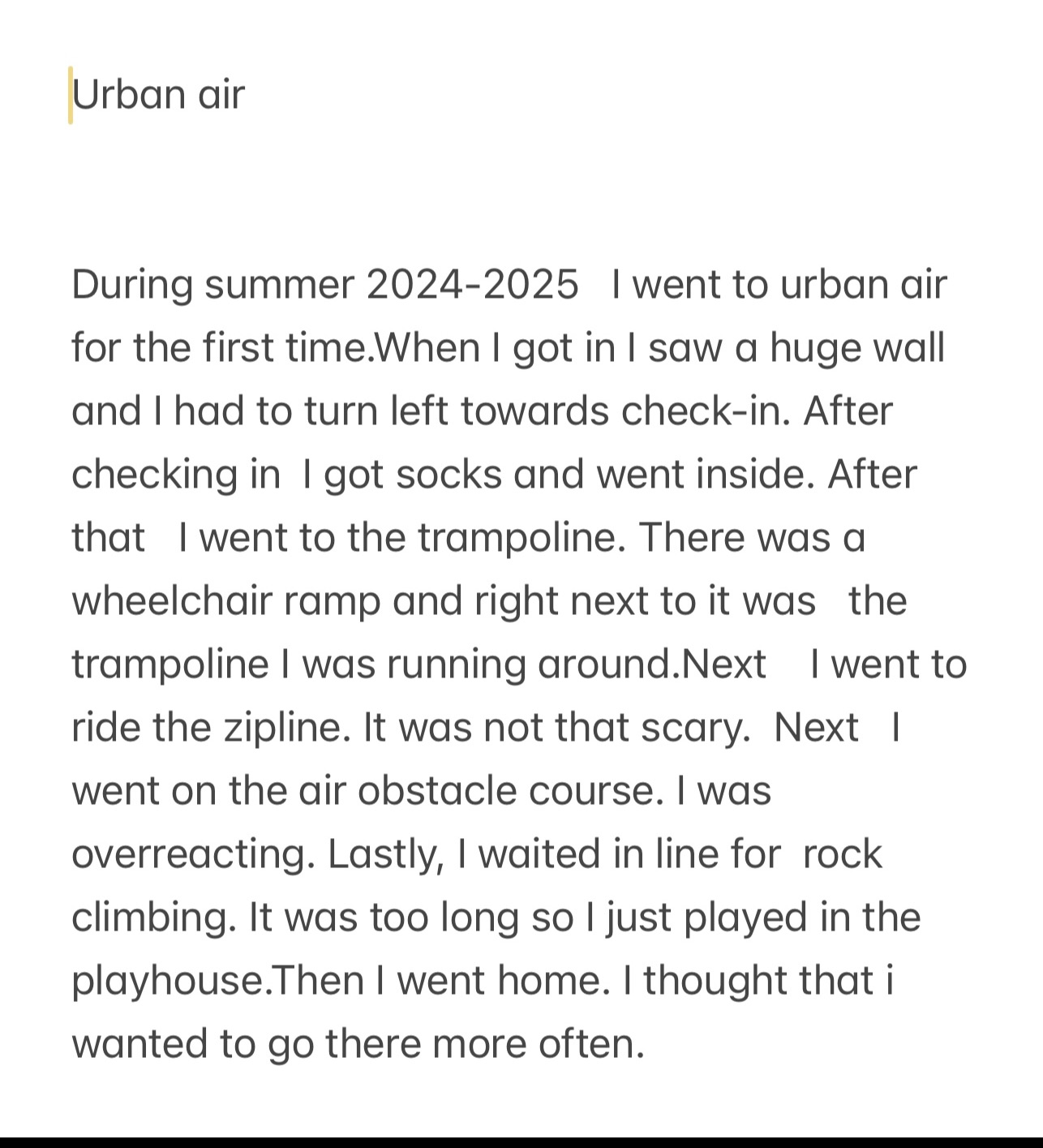 Urban air
