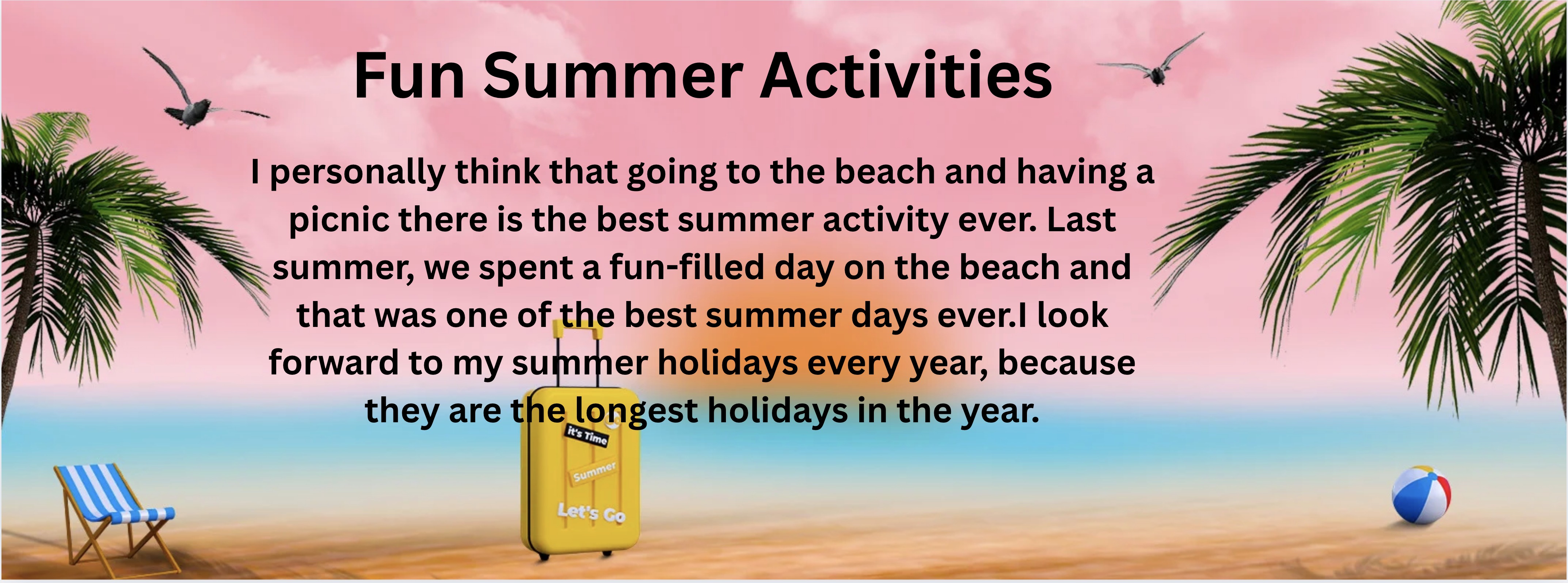 fun summer activites
