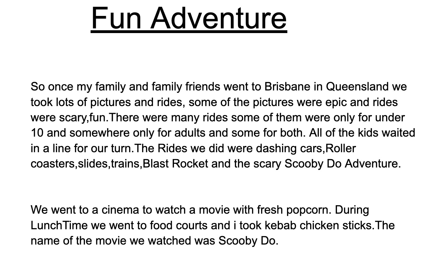 Fun Adventure 