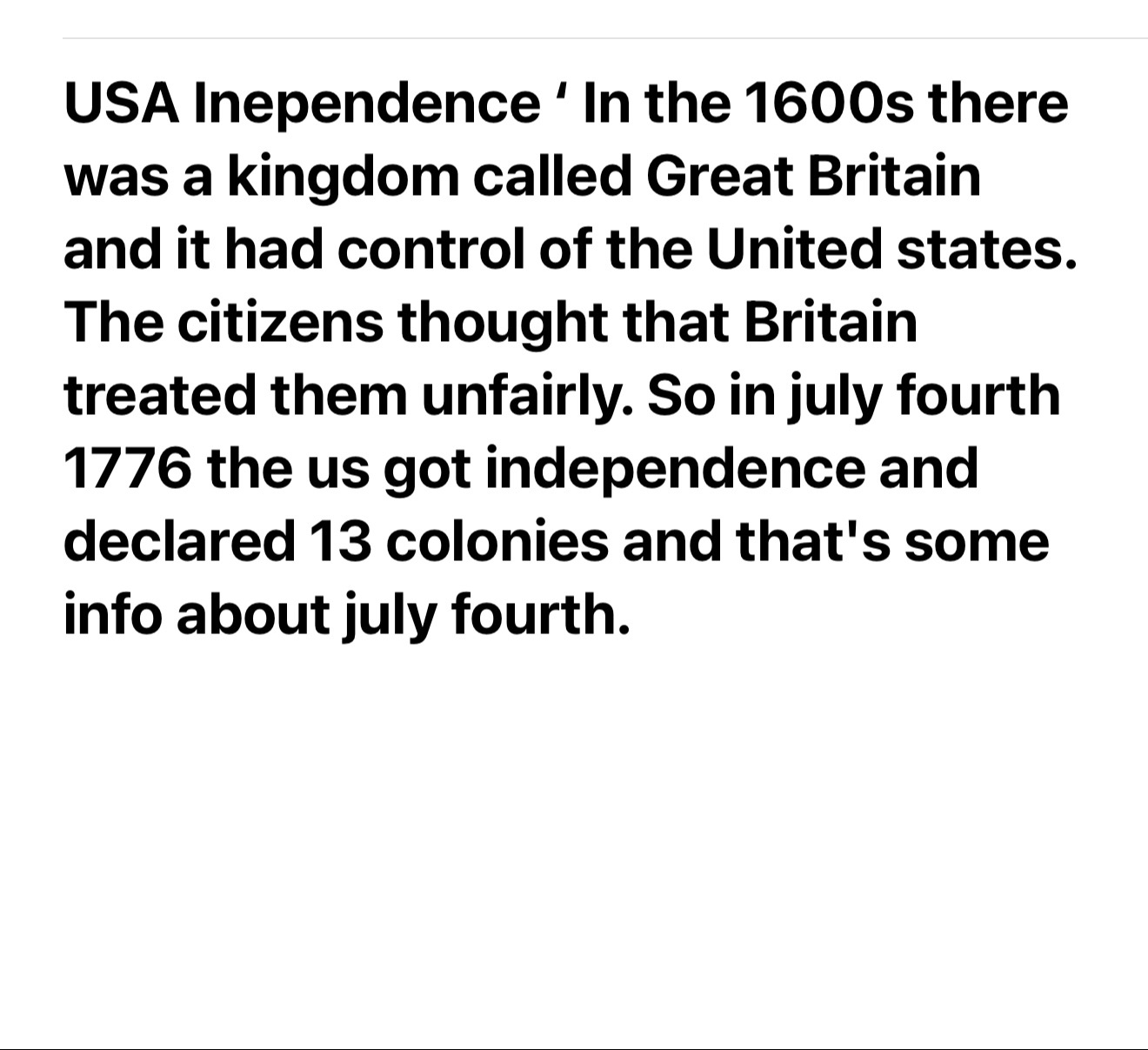 4th July