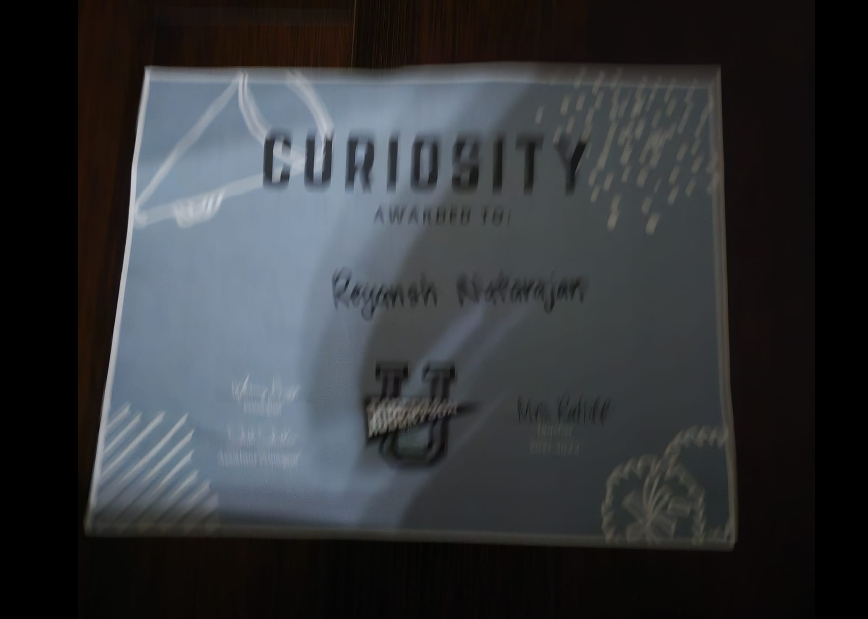 Curiosity Award