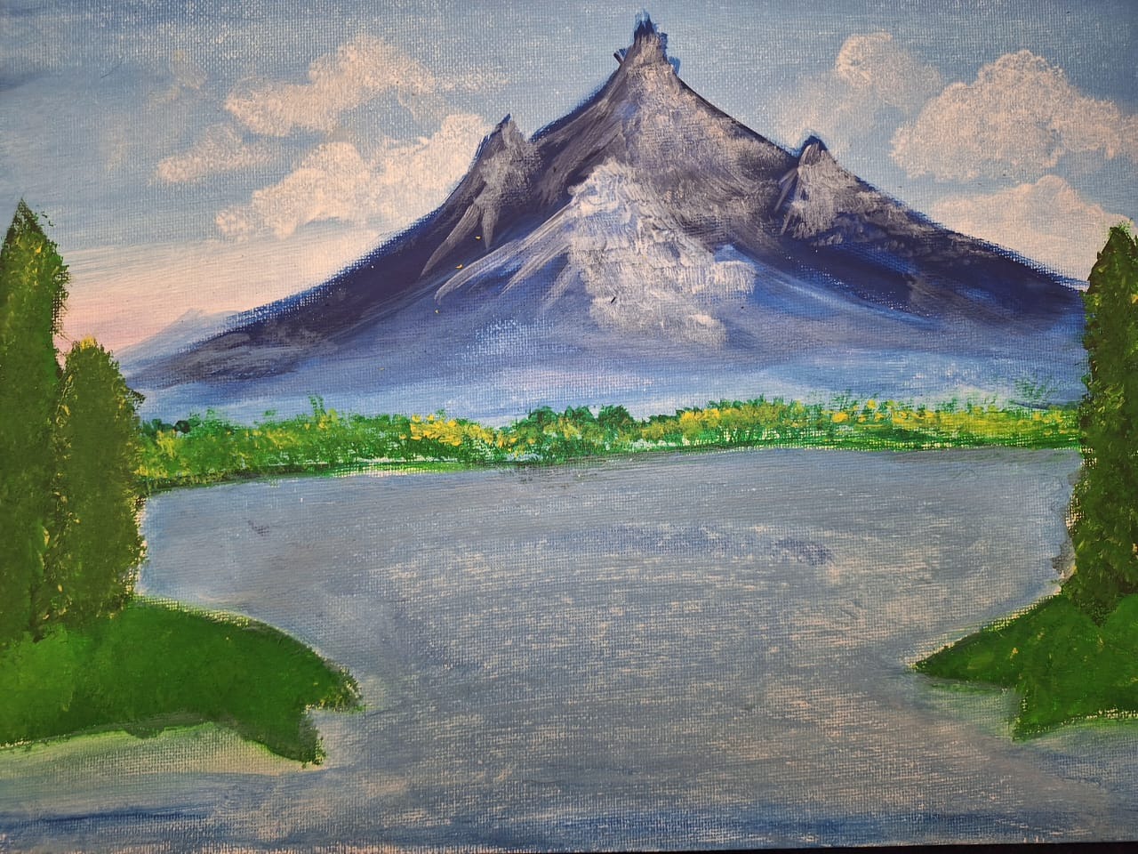 Scenery  Painting by Yashvi Aswani 