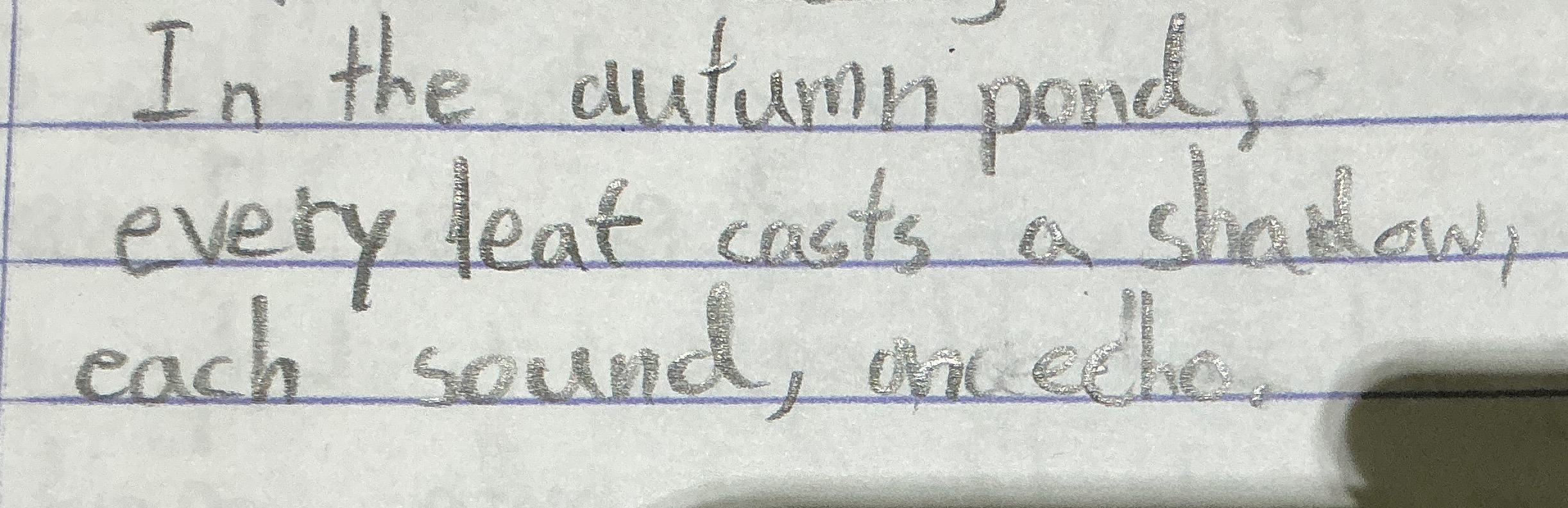 Autumn haiku