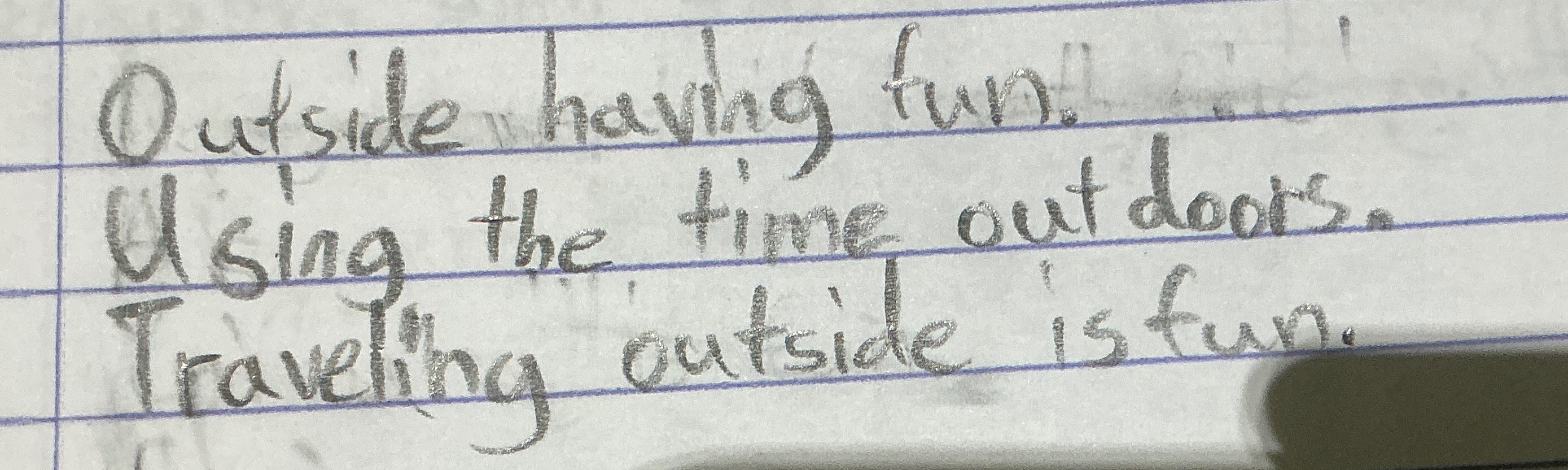 OUT Acrostic 