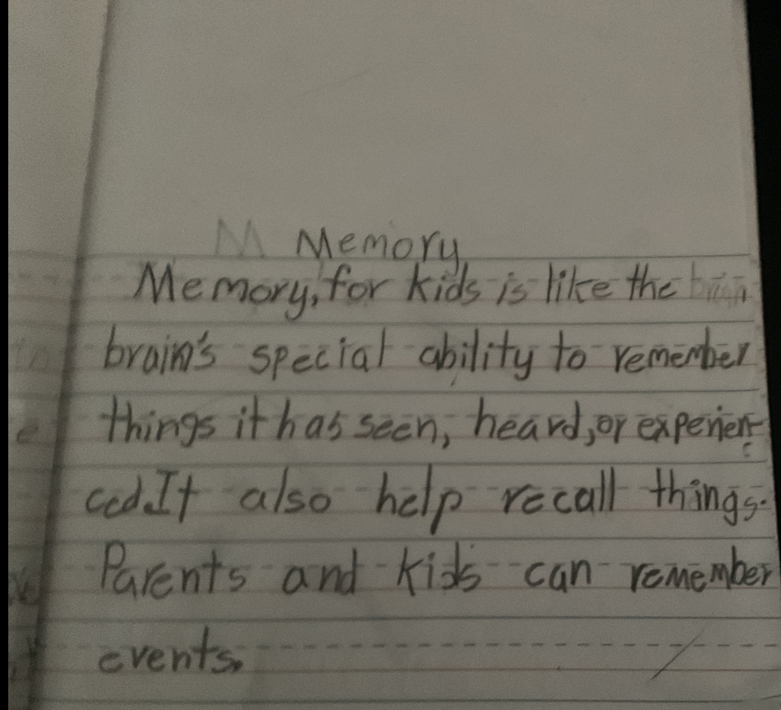 Memory 