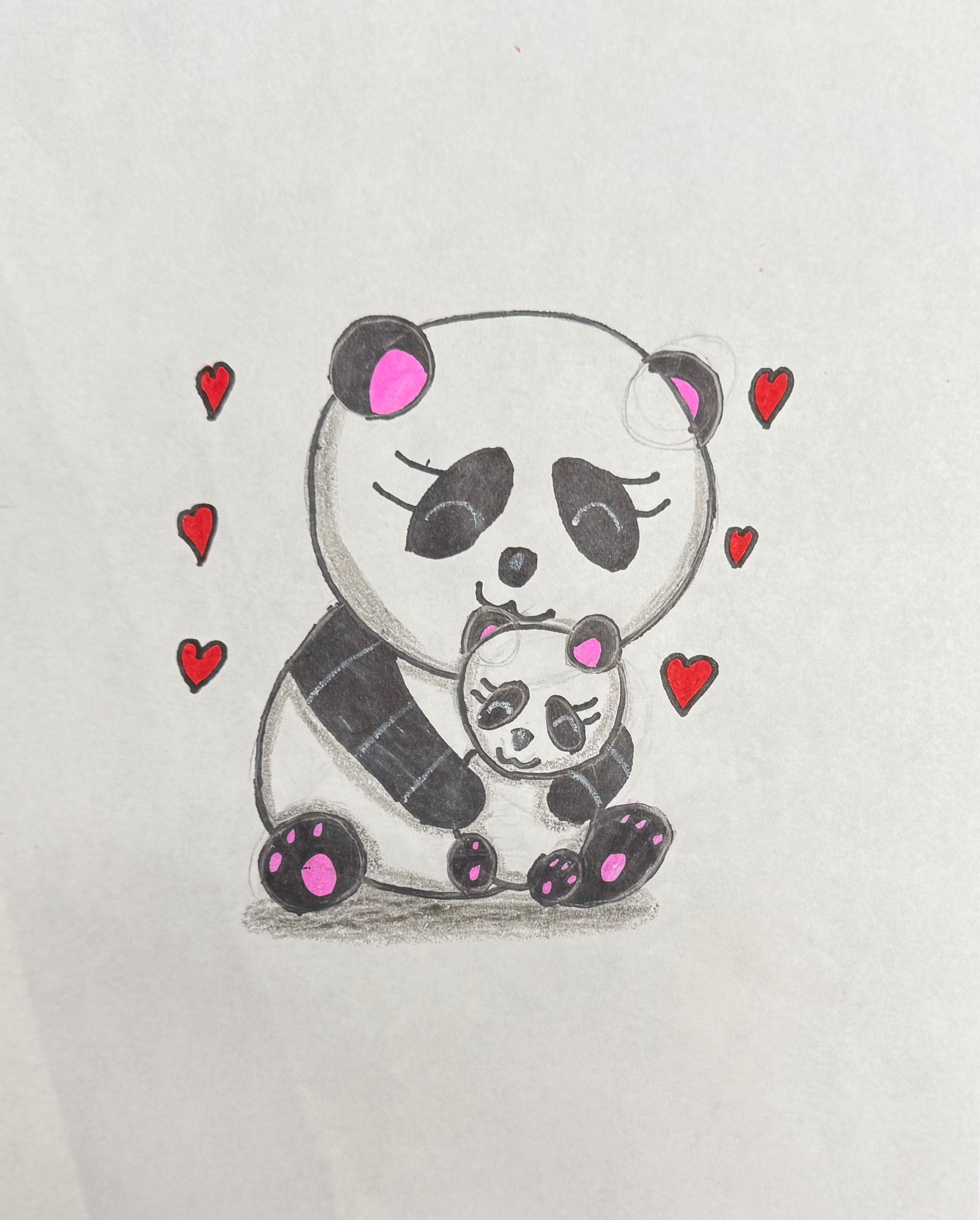 Panda Mom & Kid