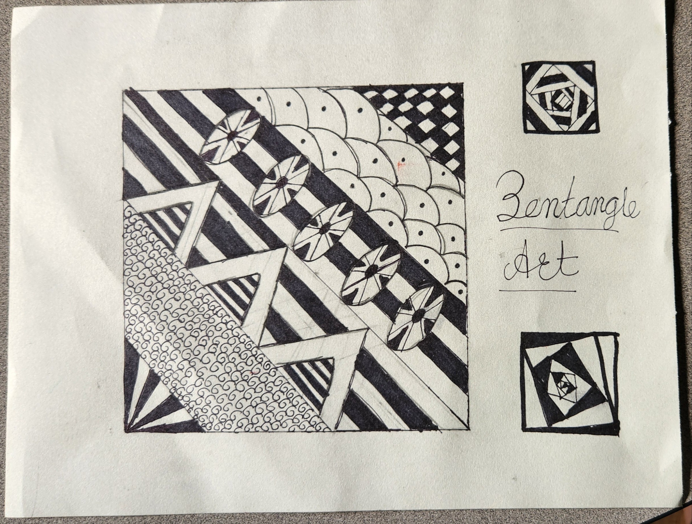 Bentangle art