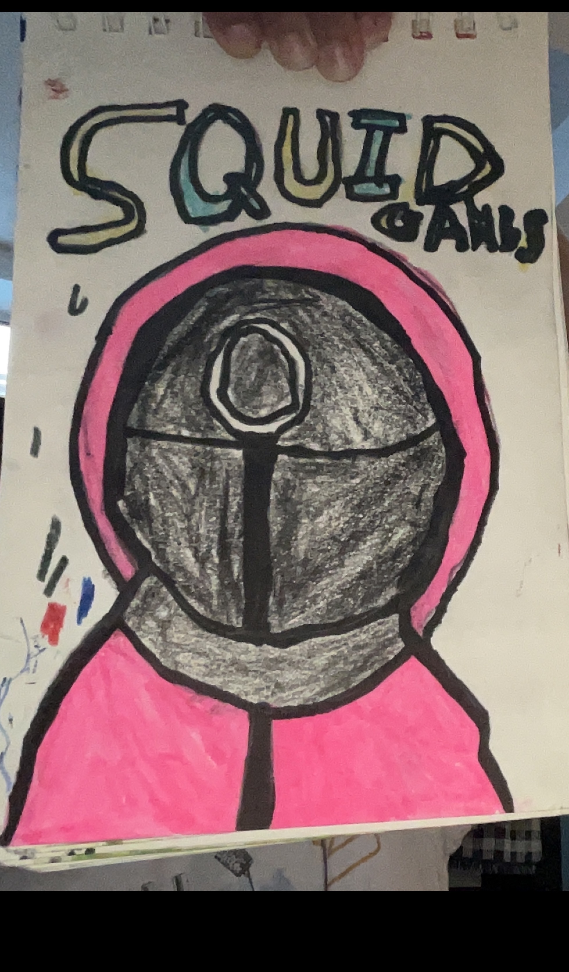 Squid games drawing 