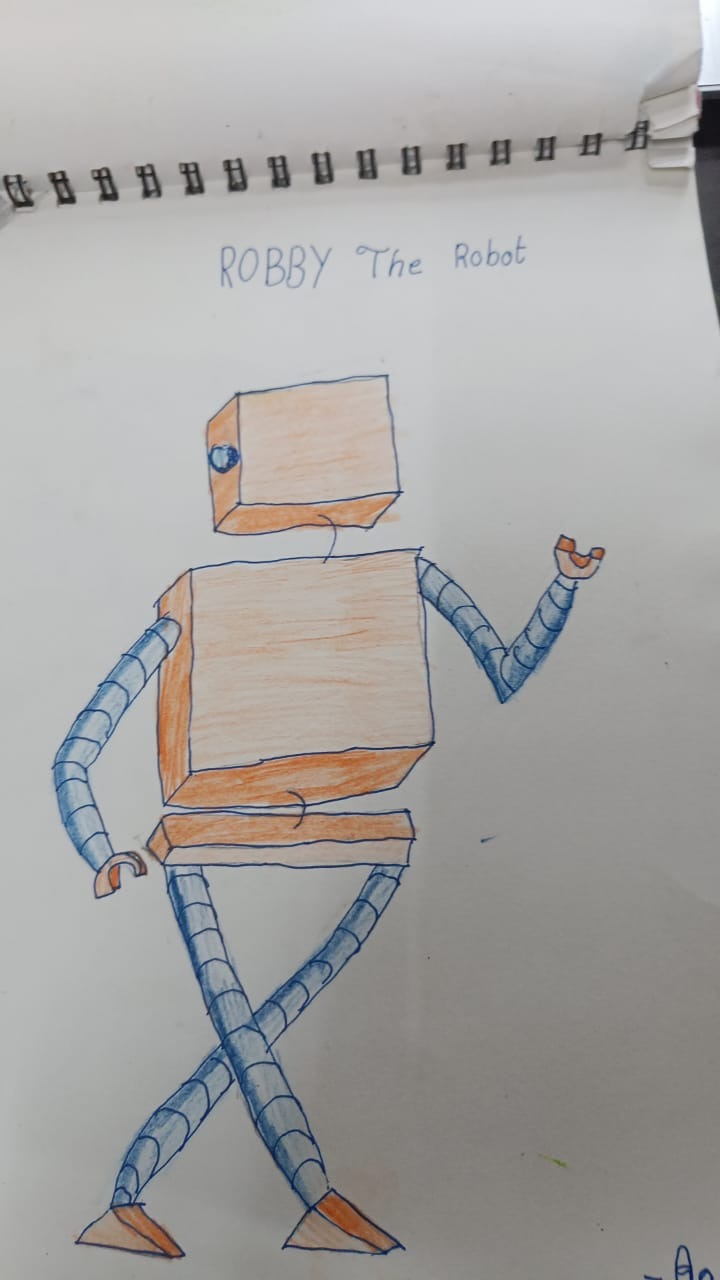 robot on the run