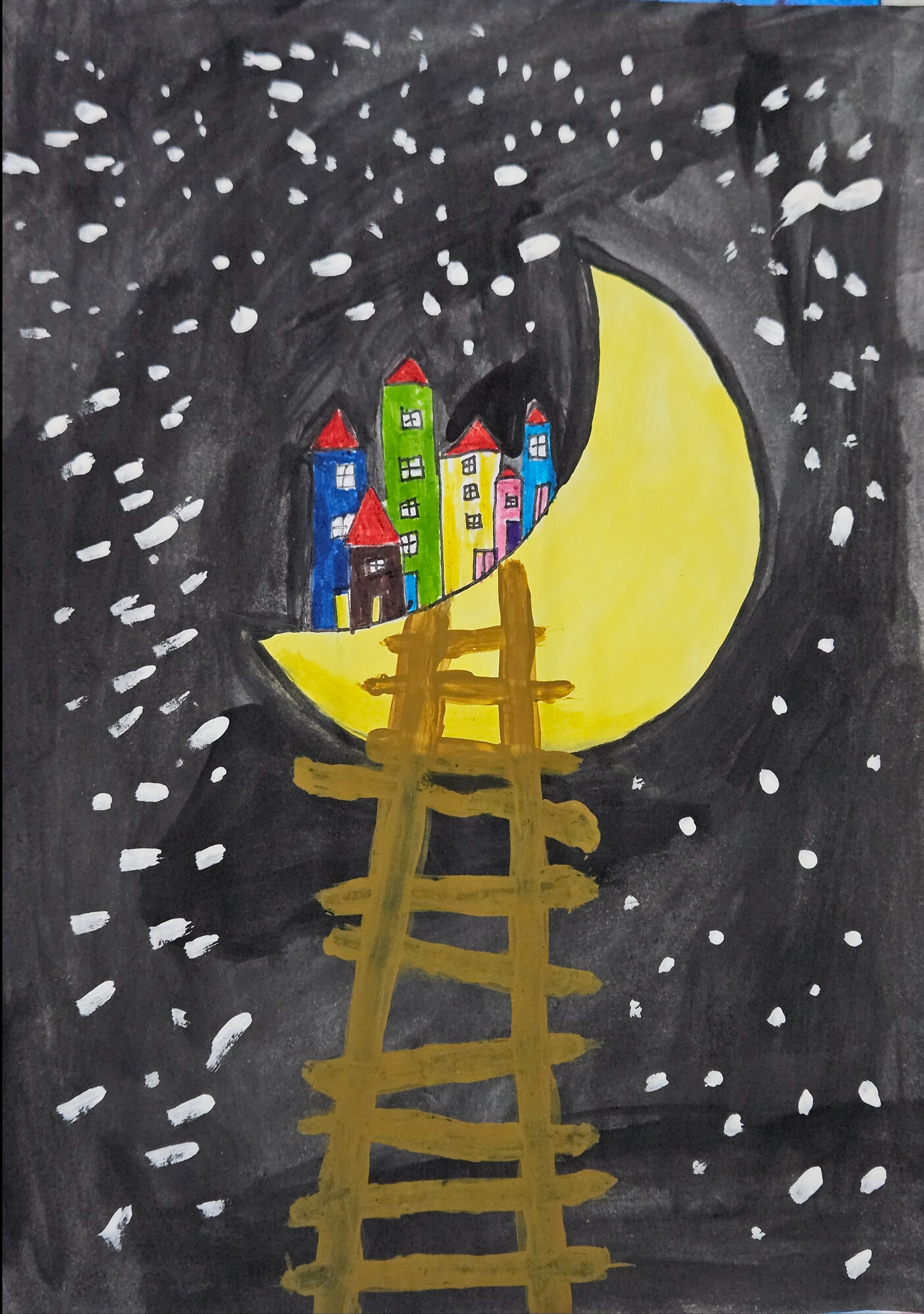 Magical moon (Surrealism)
