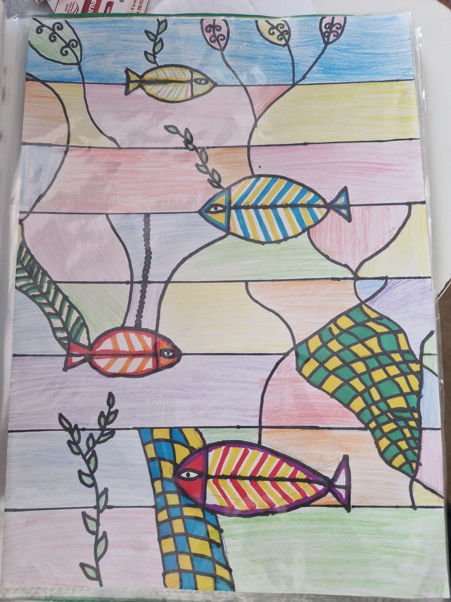 Swim through Colors