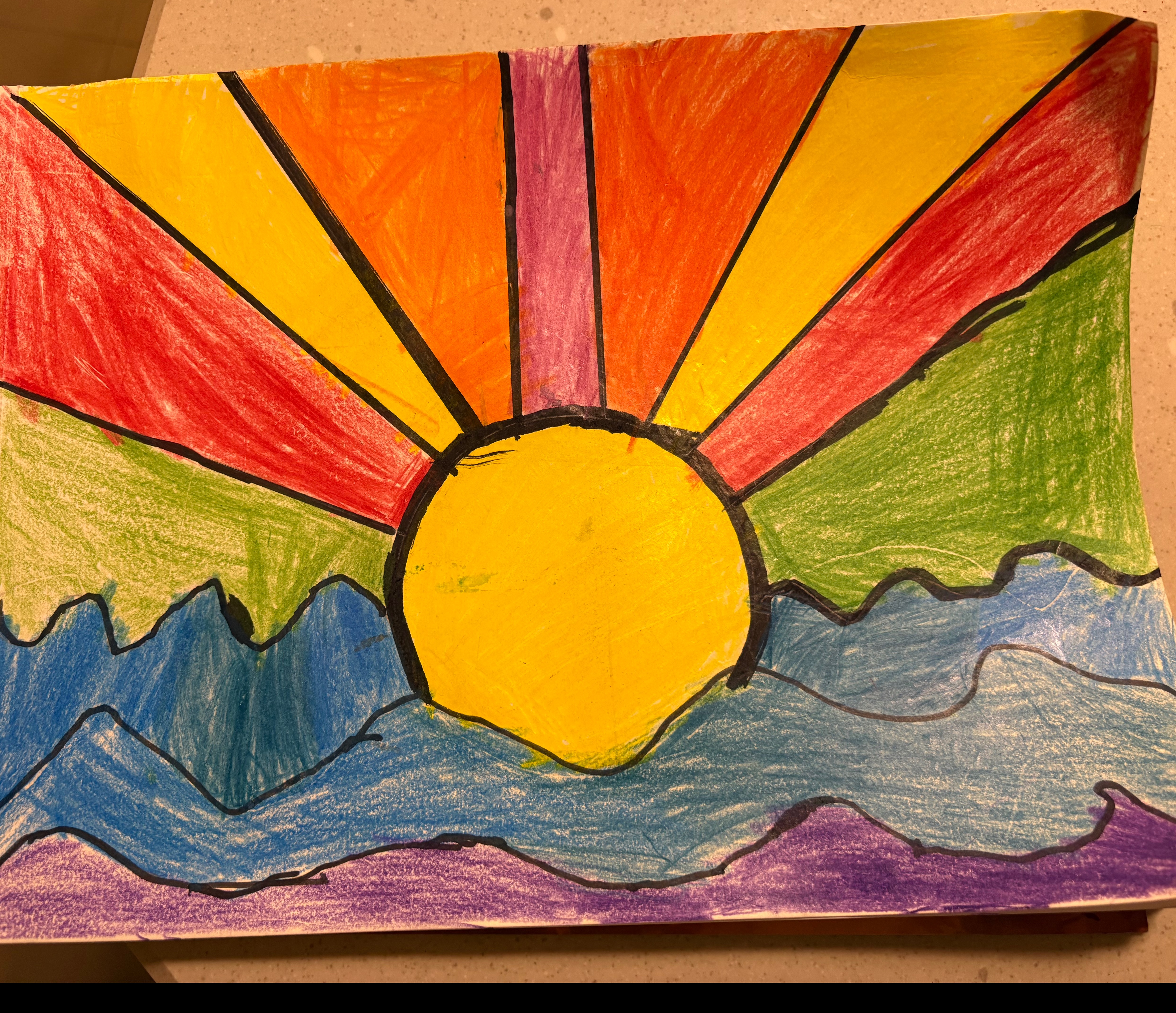 Rainbow Sun 