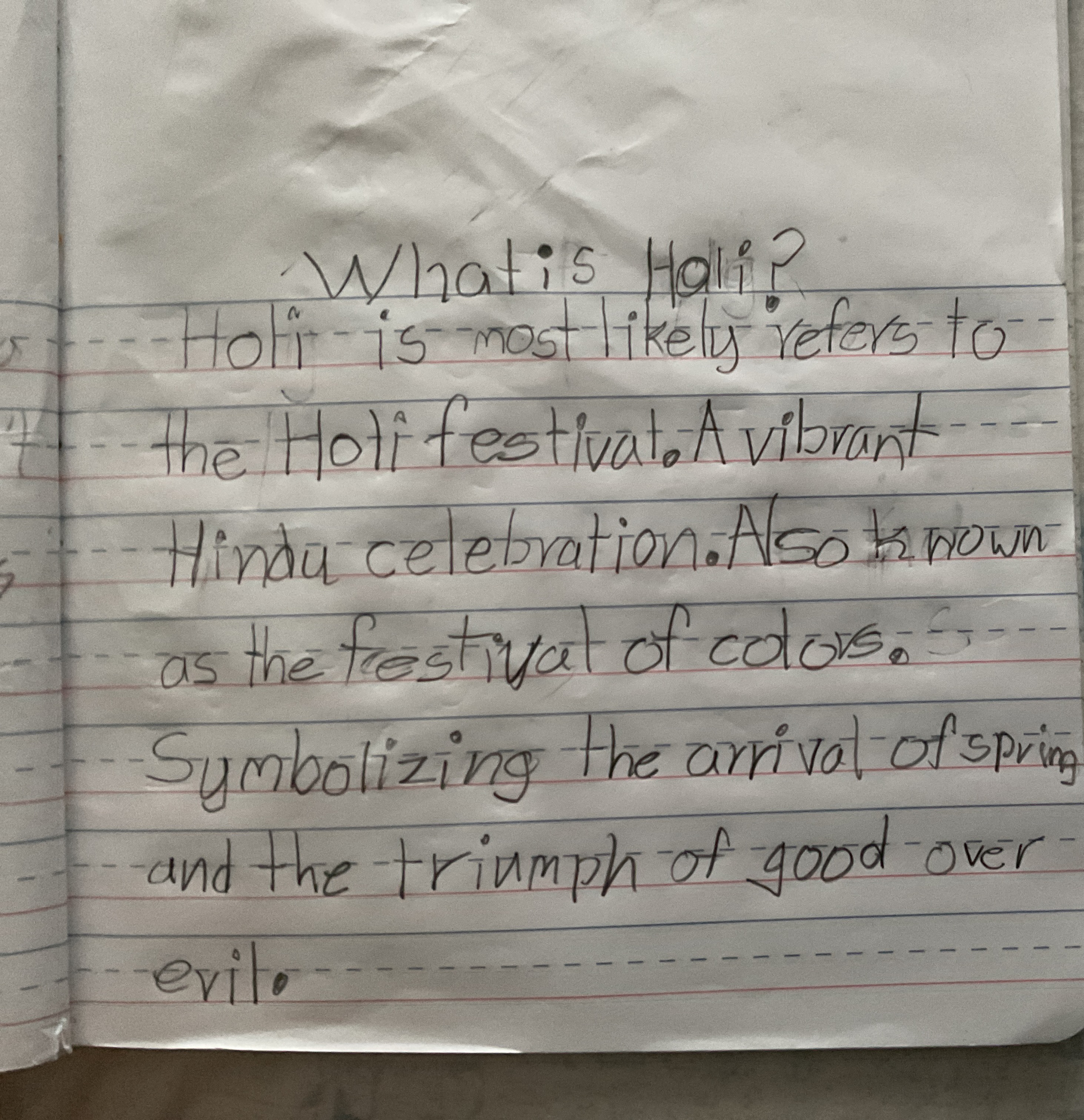 What is holy?