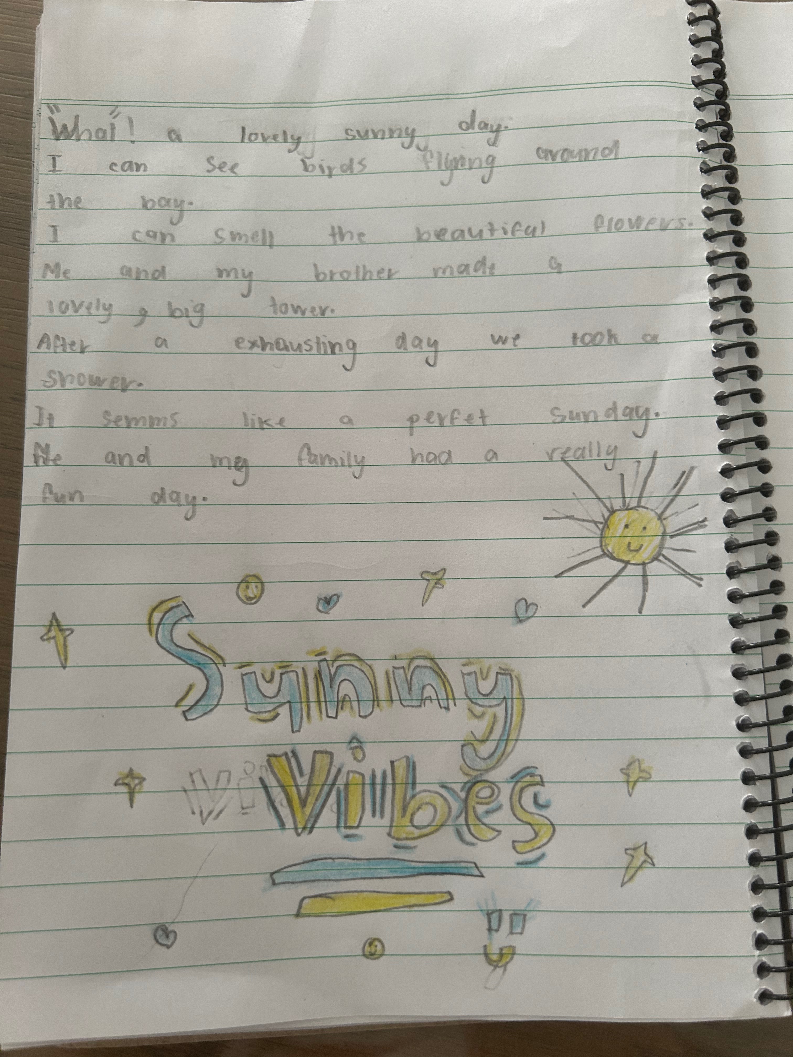 Sunny Vibes- poem