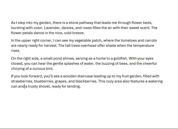 Describe your garden