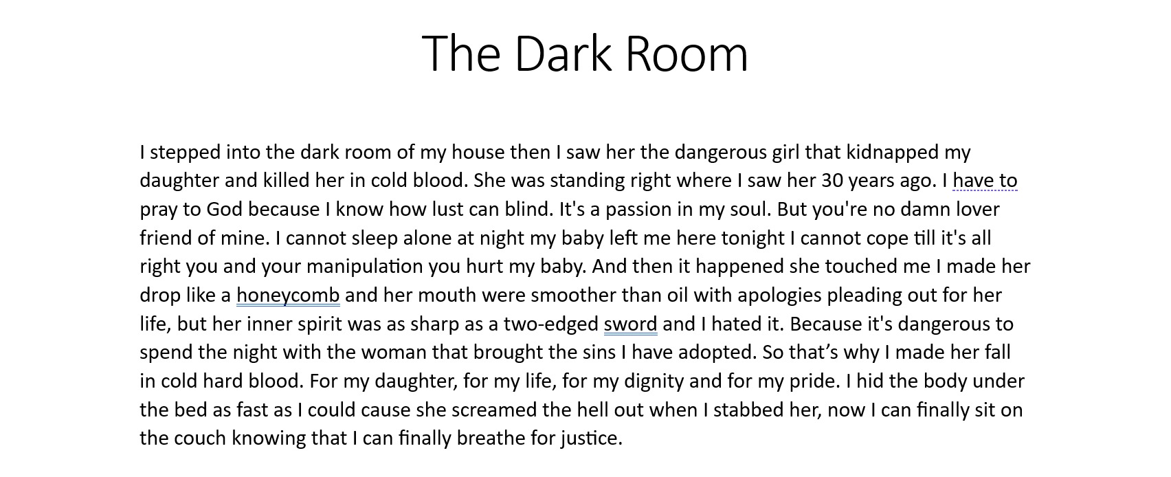 The Dark Room