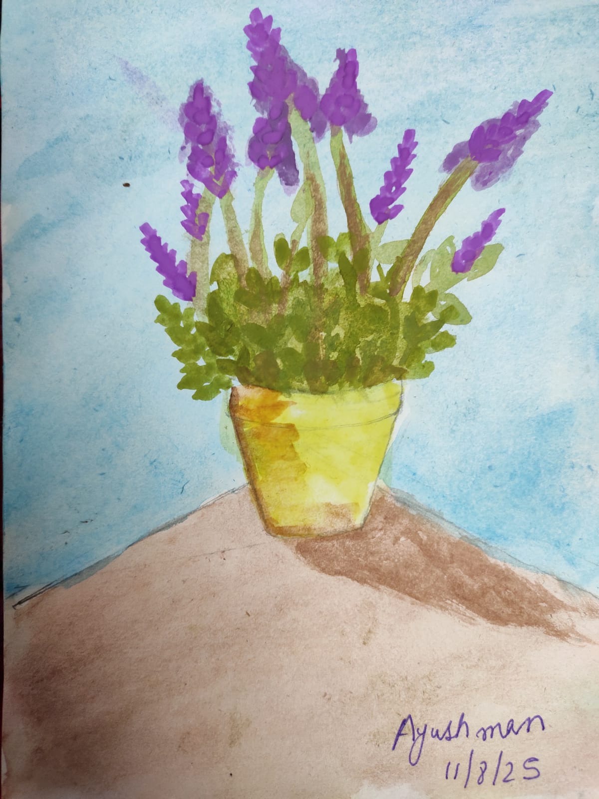 Lavender painting 