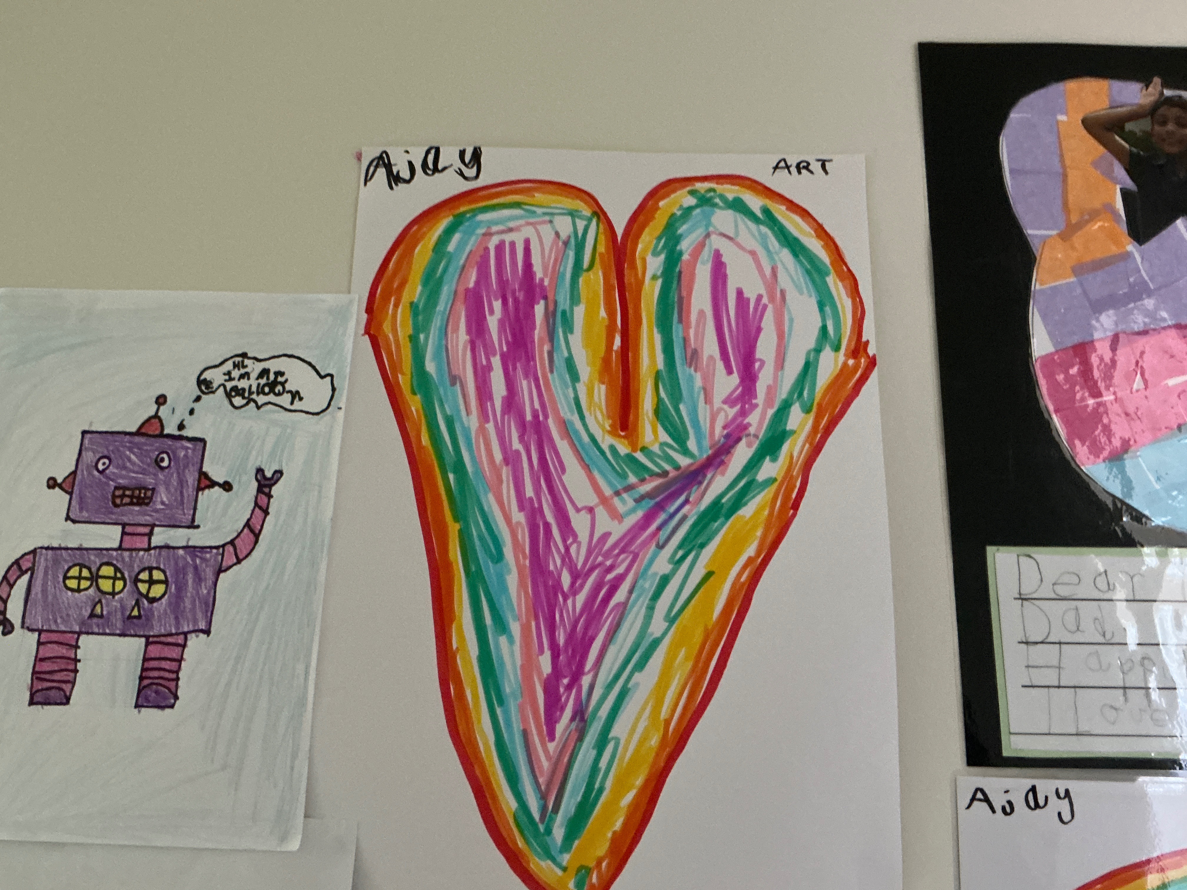 Rainbow heart