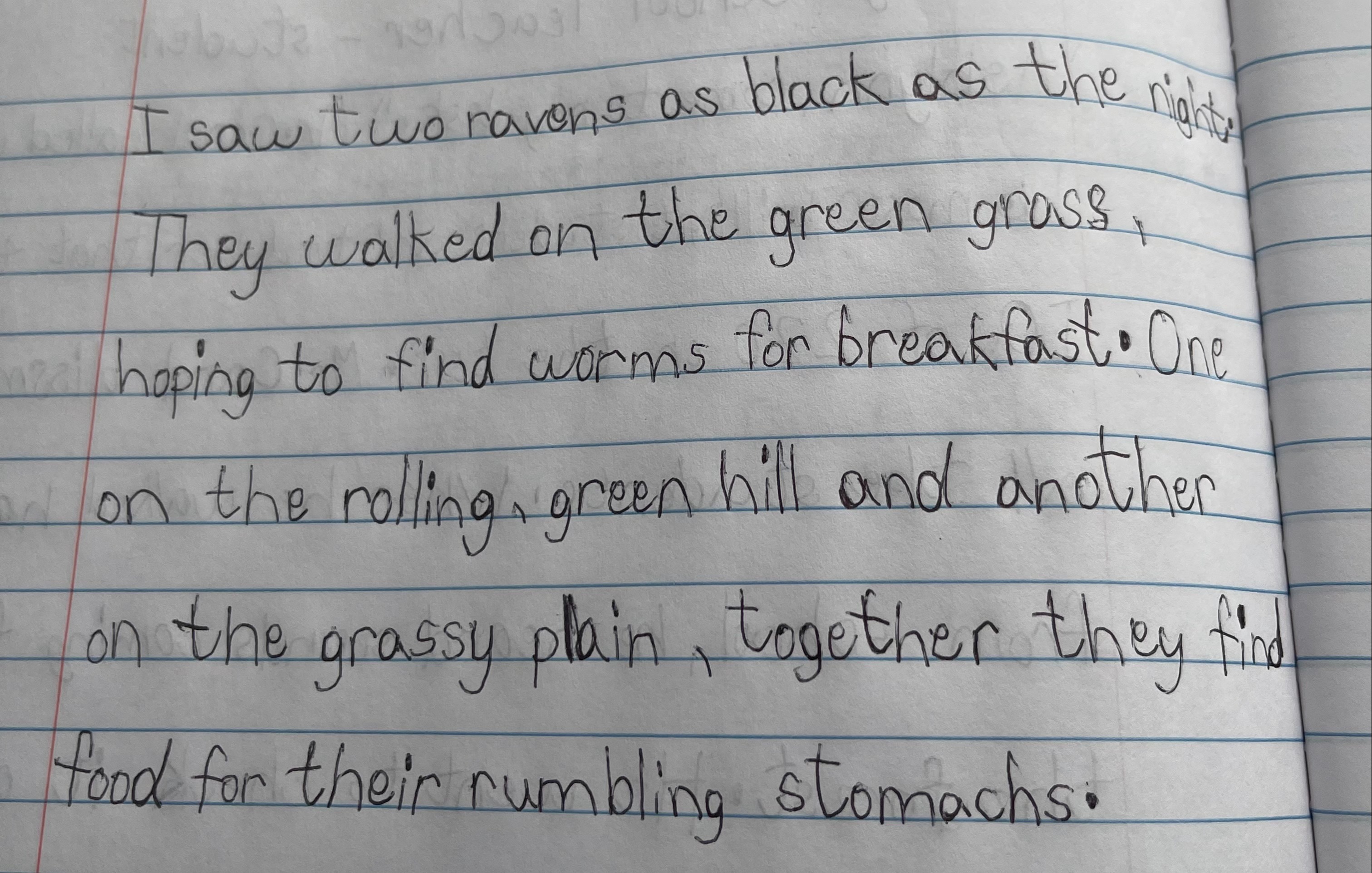 Creative Writing Homework: 2 Ravens