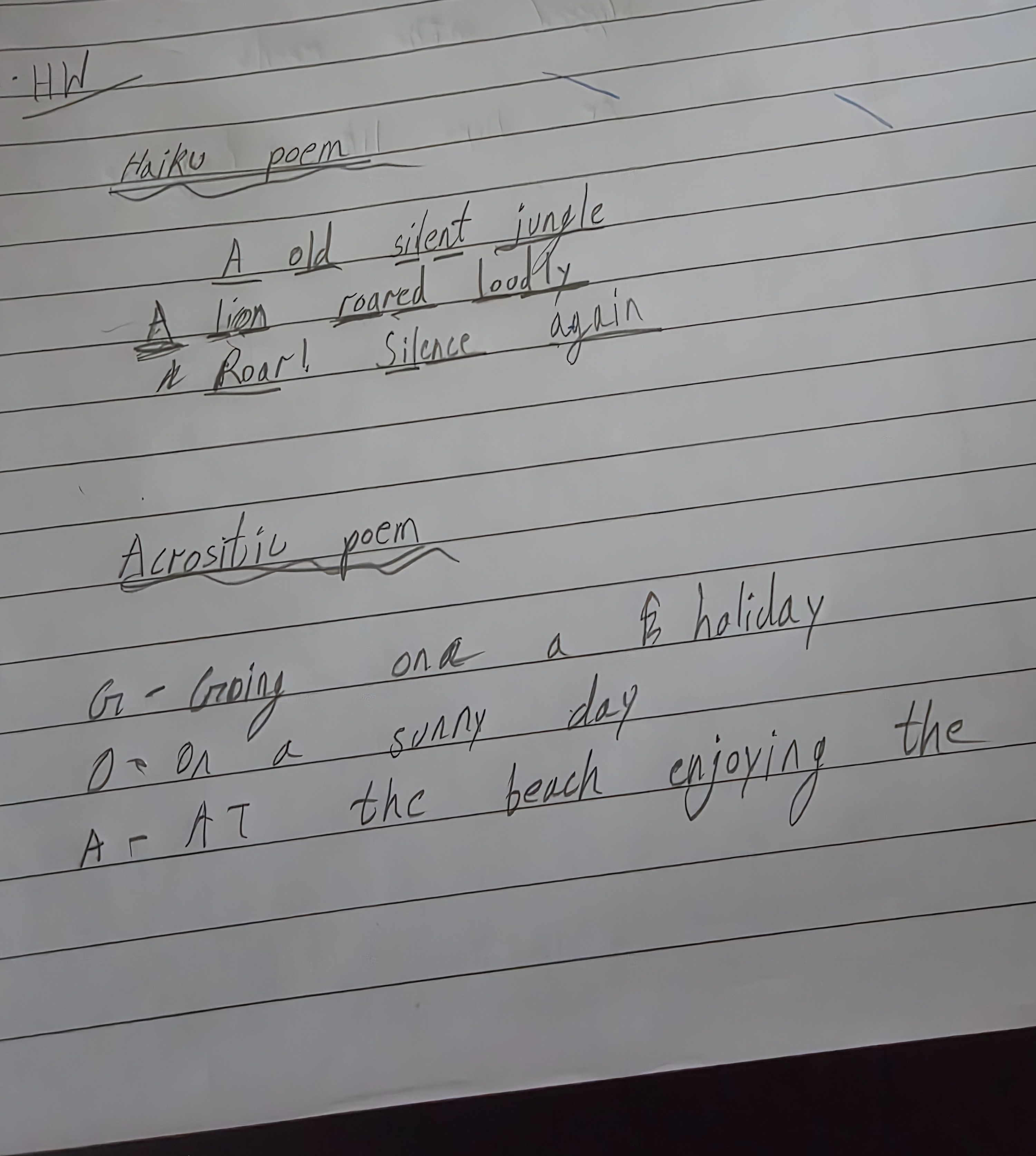 Homework 