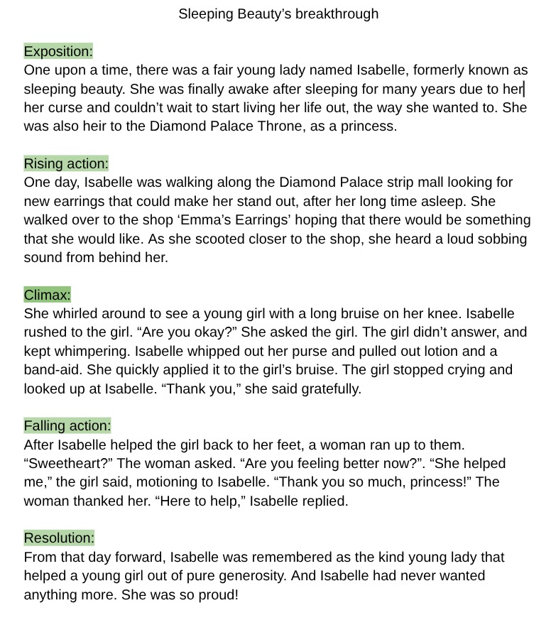 Sleeping Beauty's breakthrough