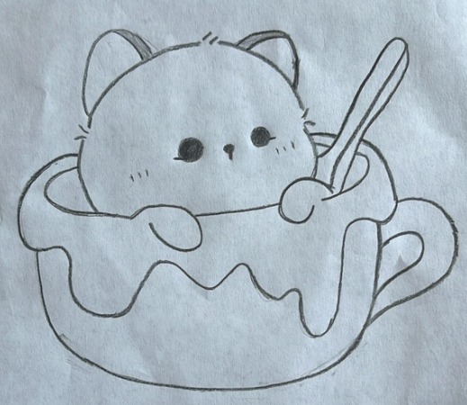 Cat in a cup
