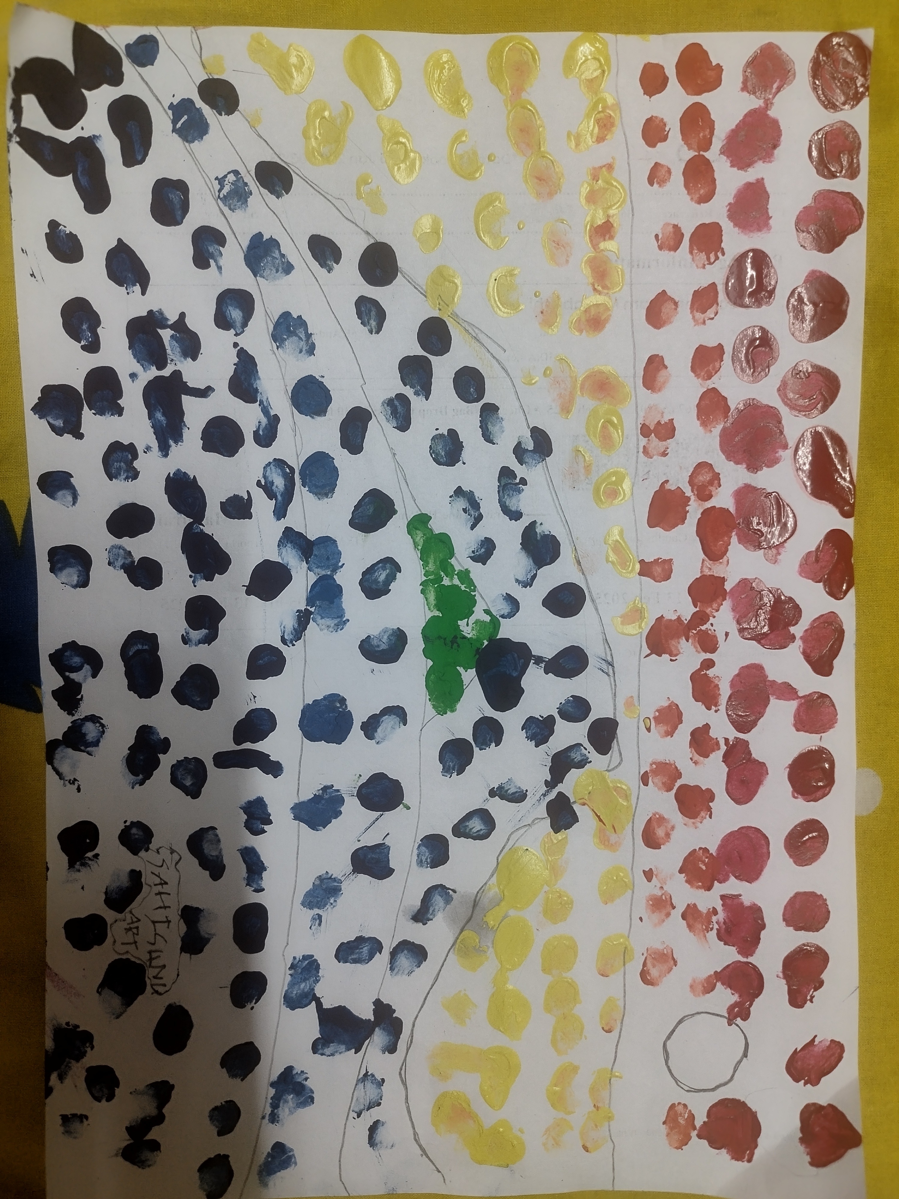 Sahishnu's stamp printing