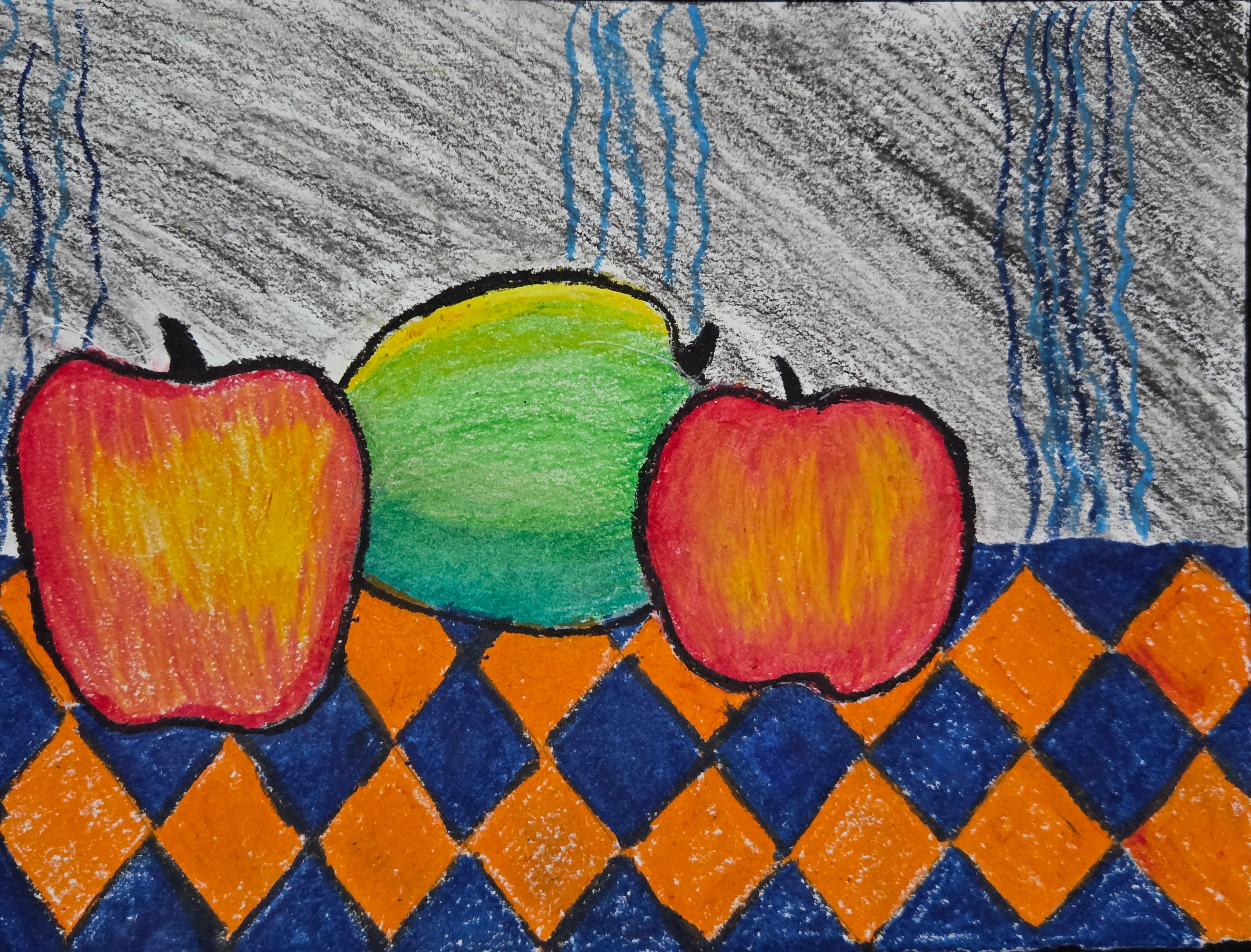 Variegated apples