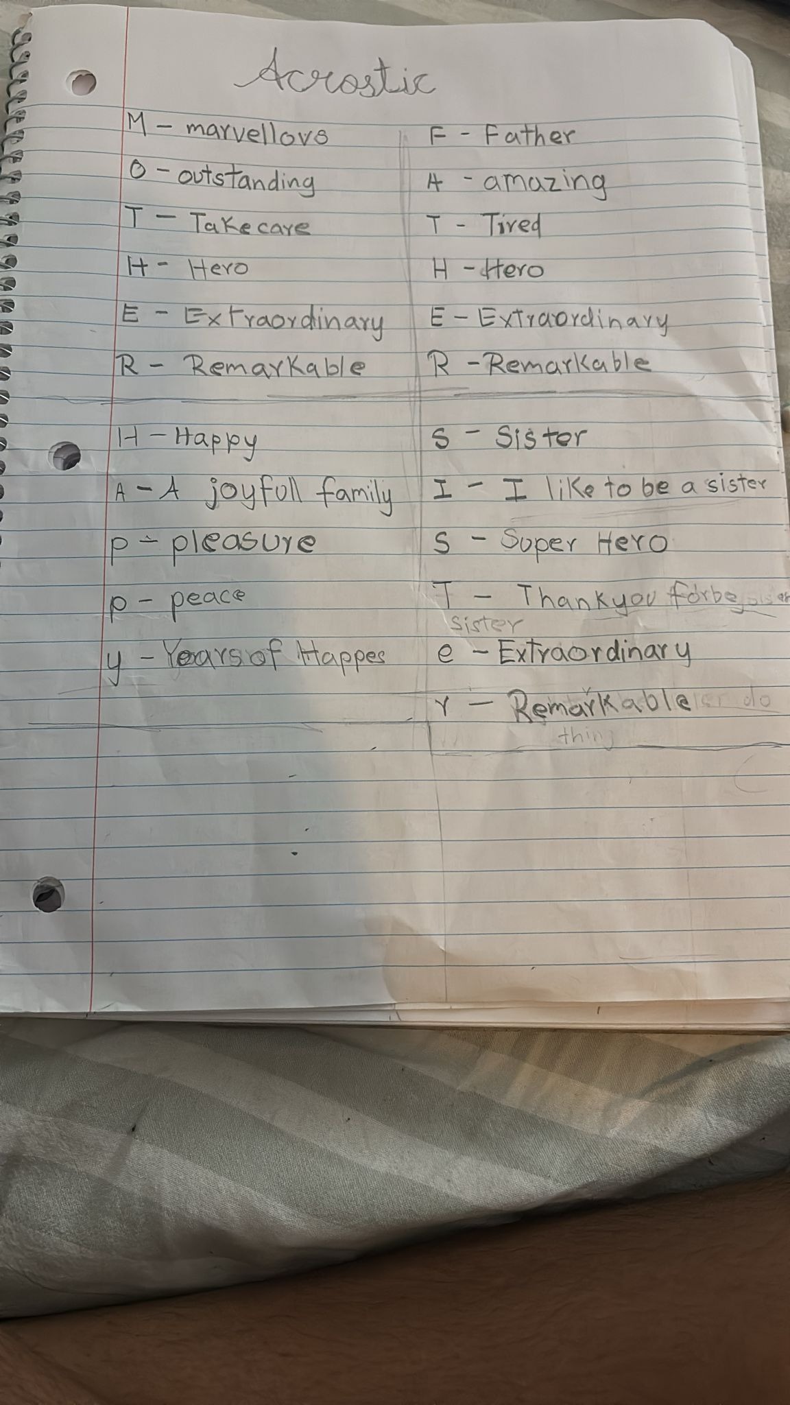 Acrostic