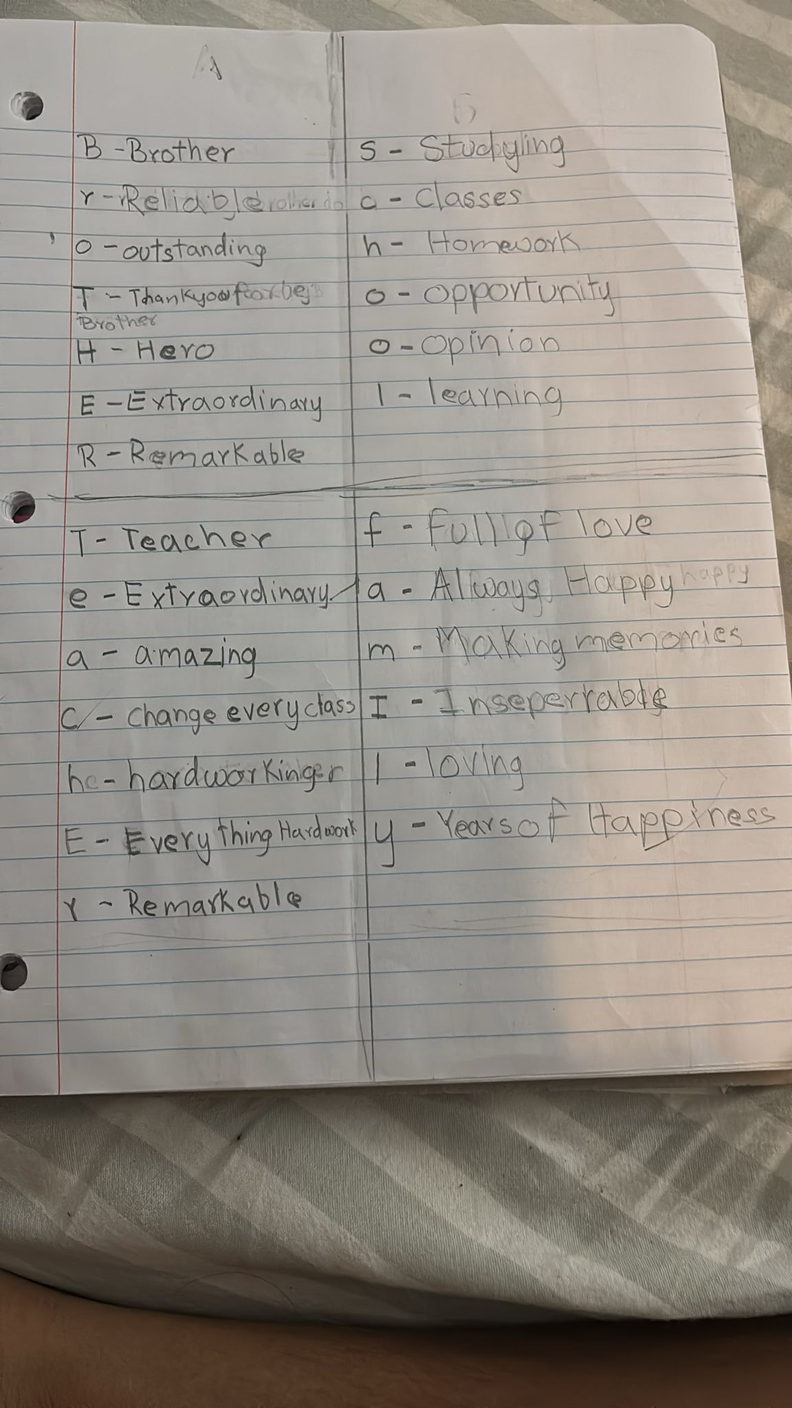 Acrostic