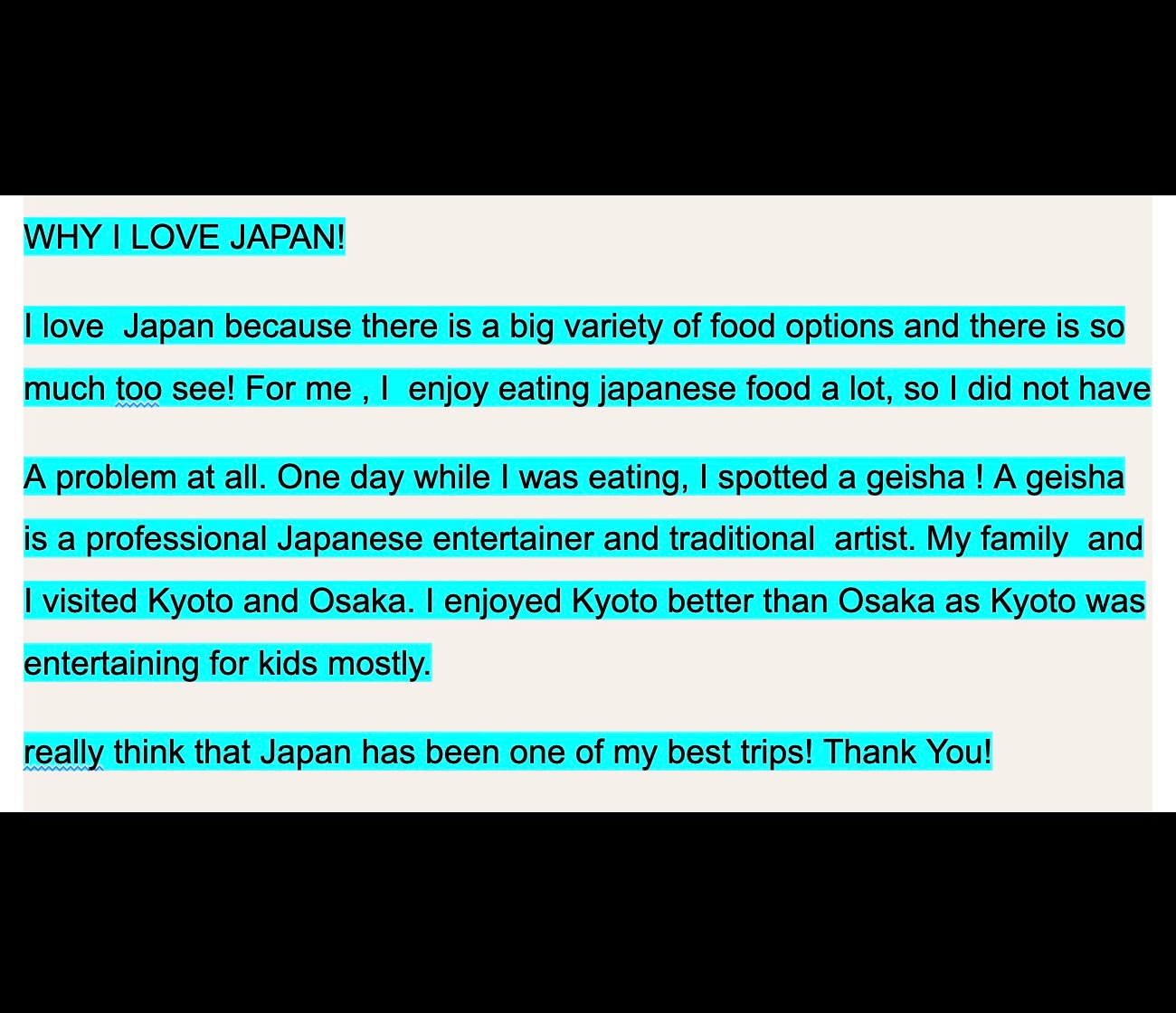Why I Love Japan
