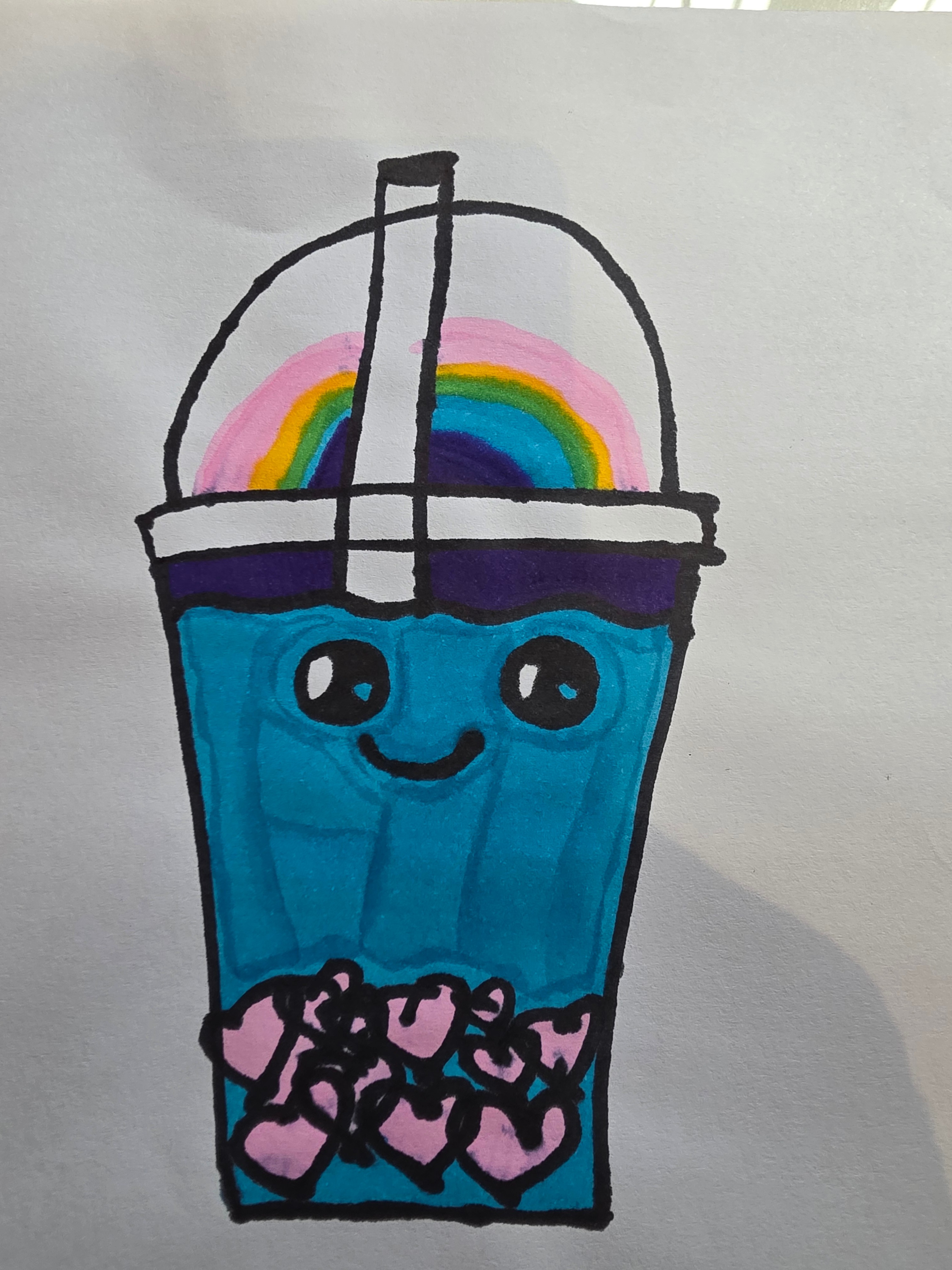 Summer blueberry drink