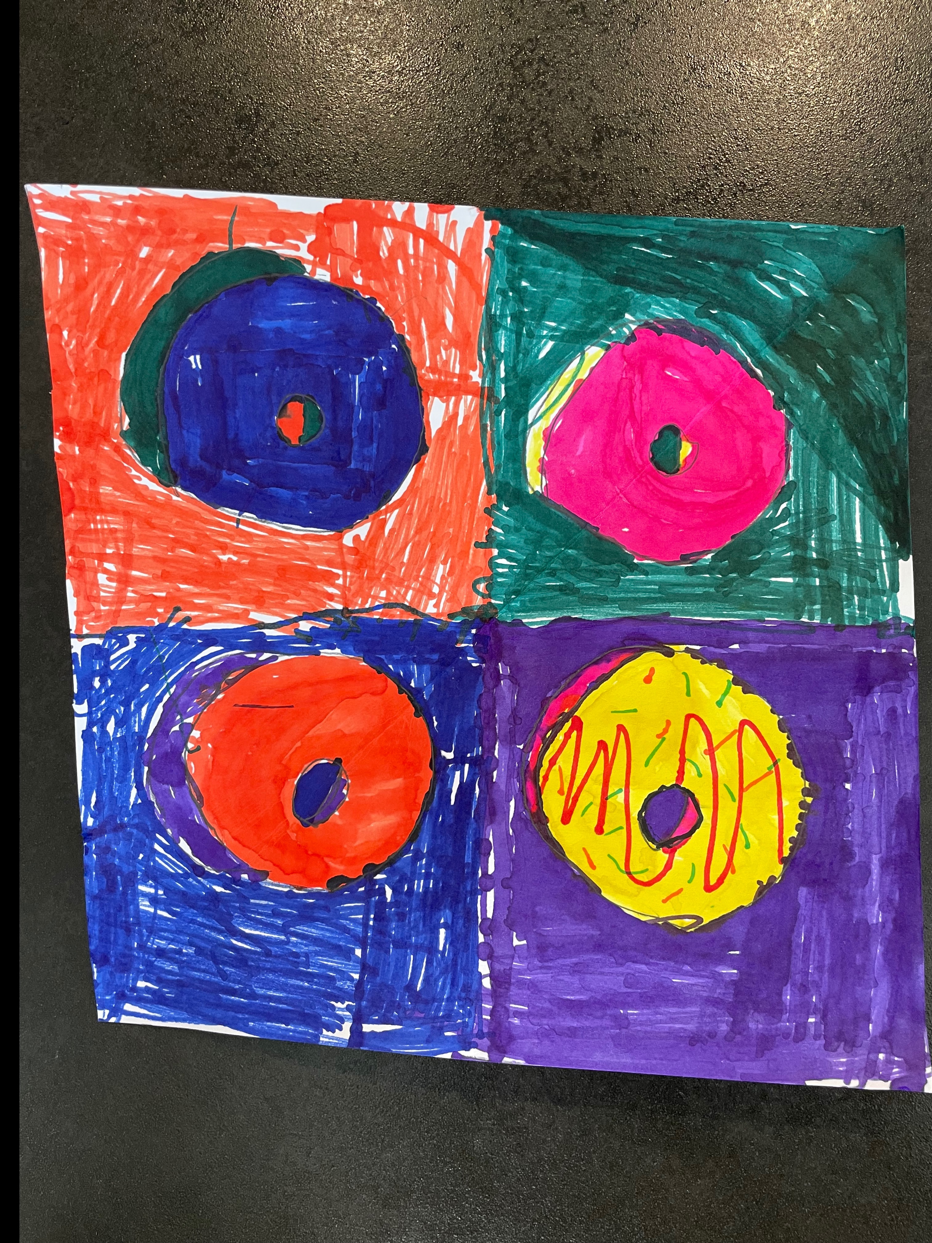 Contrast colors, complementary colors