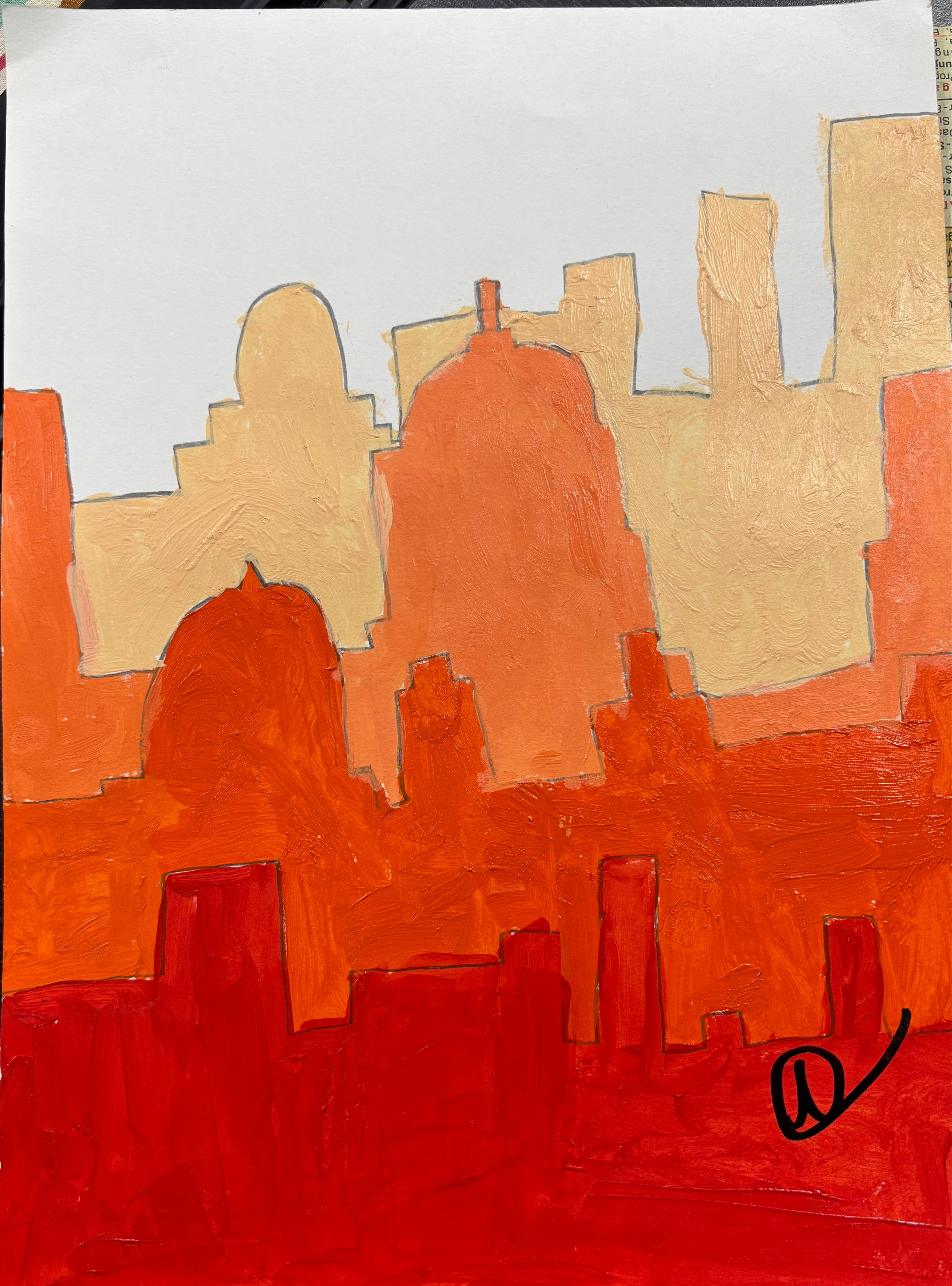 Monochromatic art