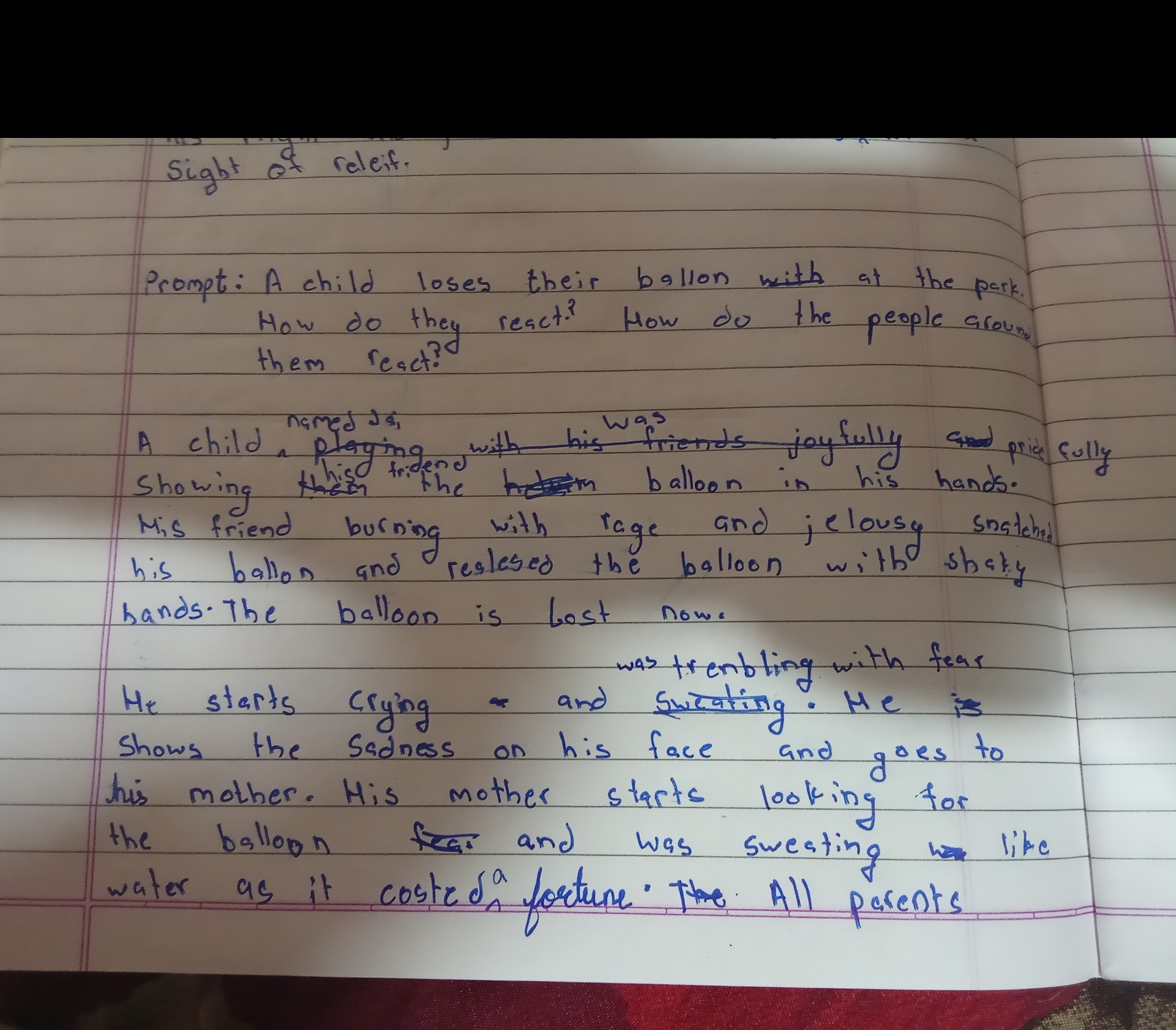 Silent Movie writing Part I