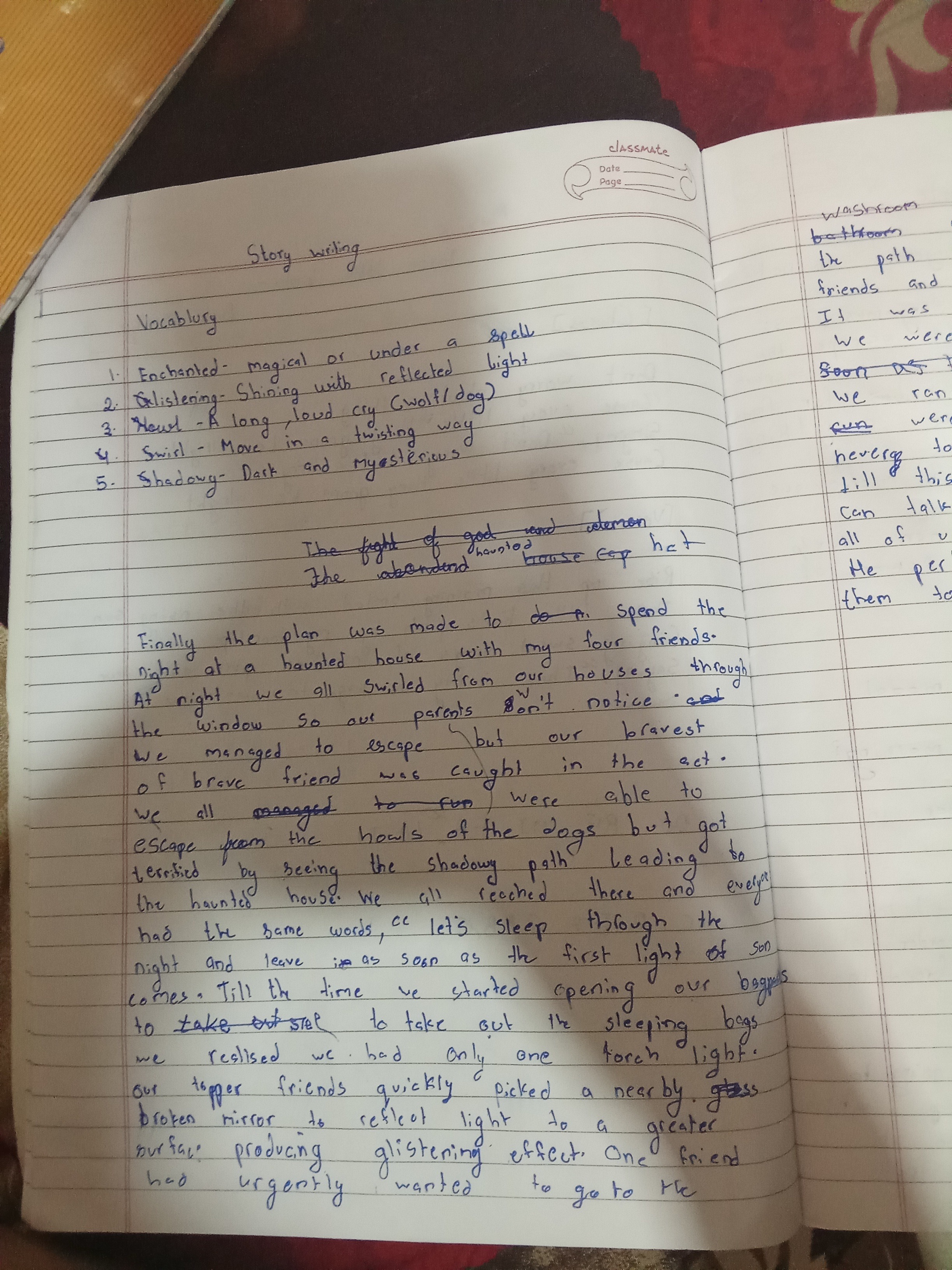 Story writing Part I 