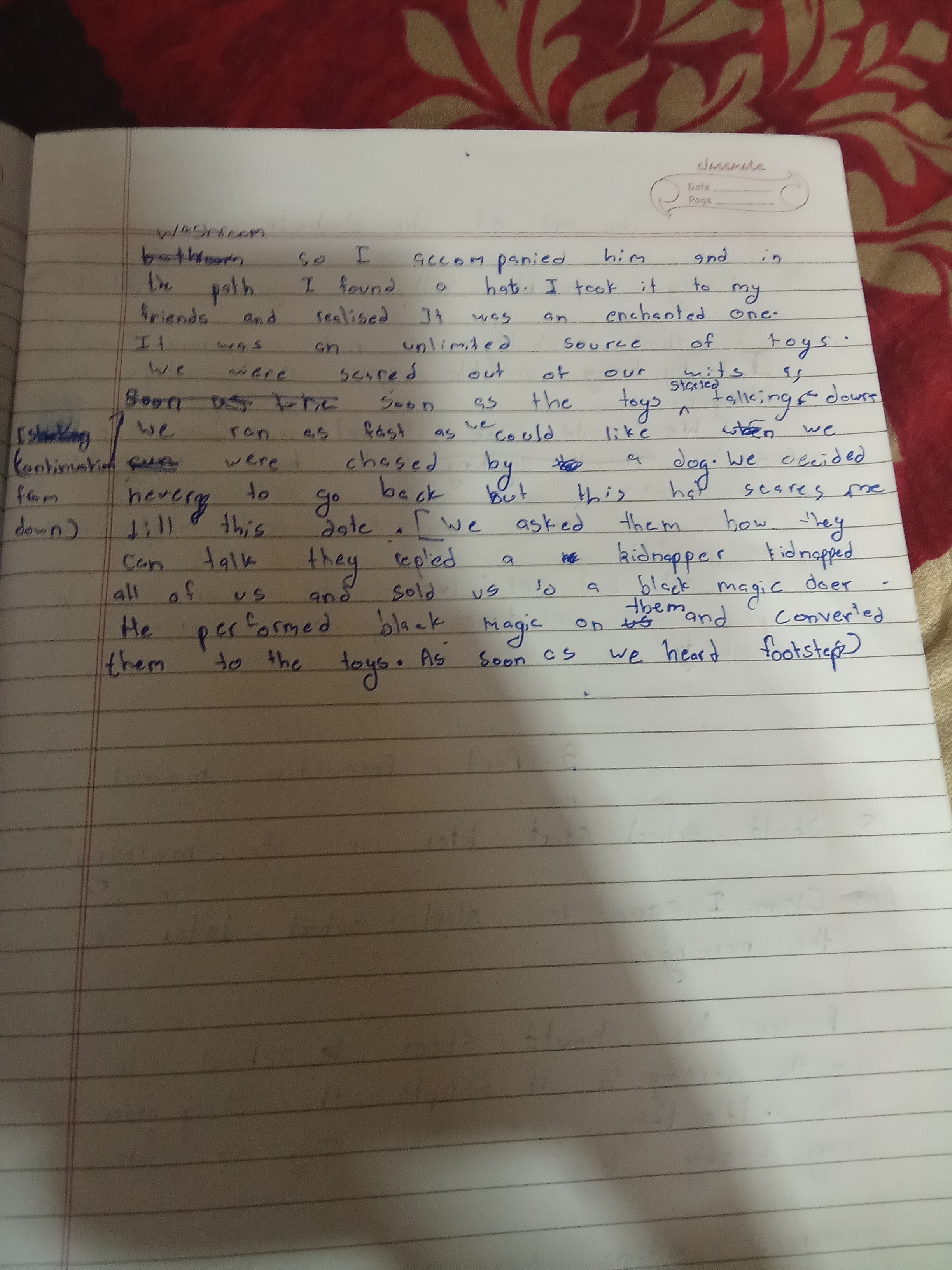 Story writing Part II 