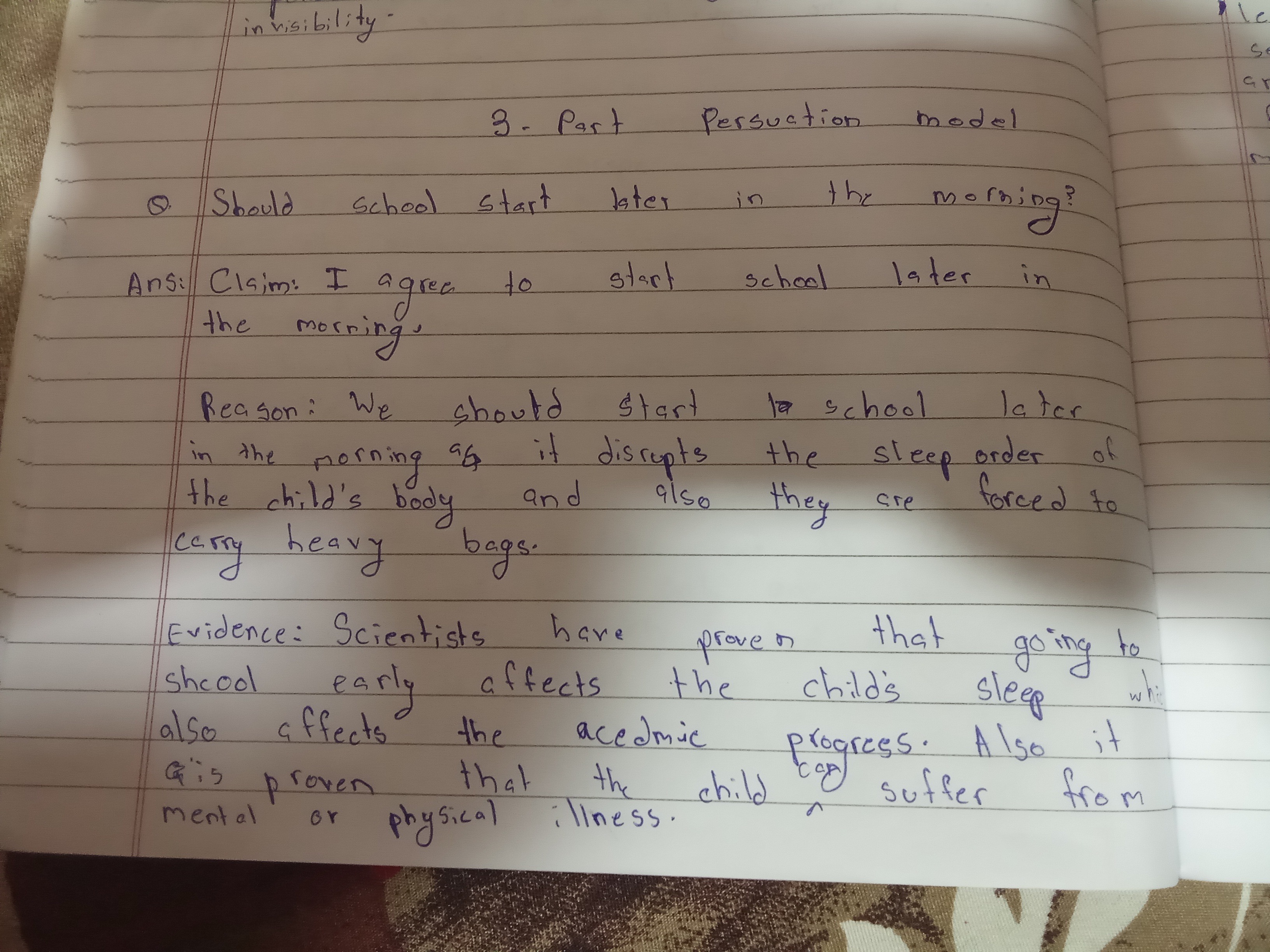 3-Part Persuasion Model