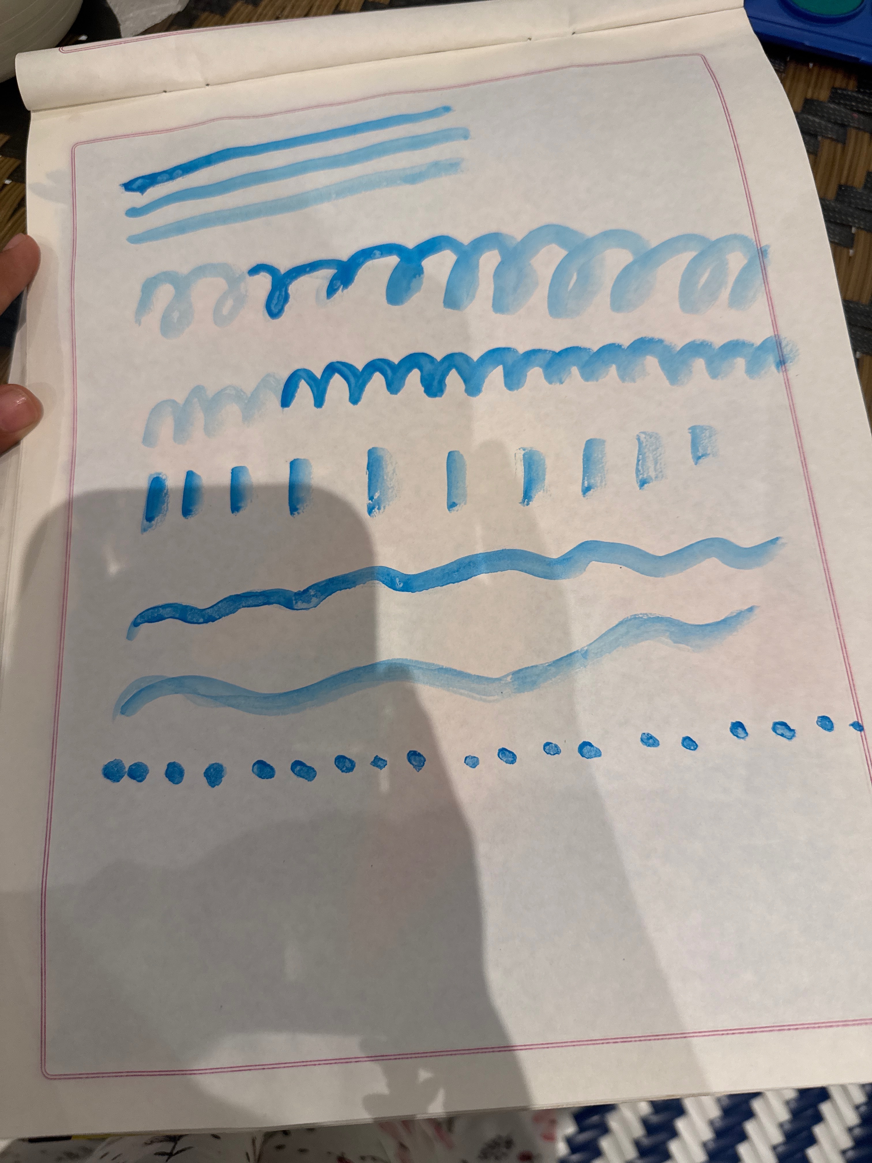 To learn how to draw wiggly lines
