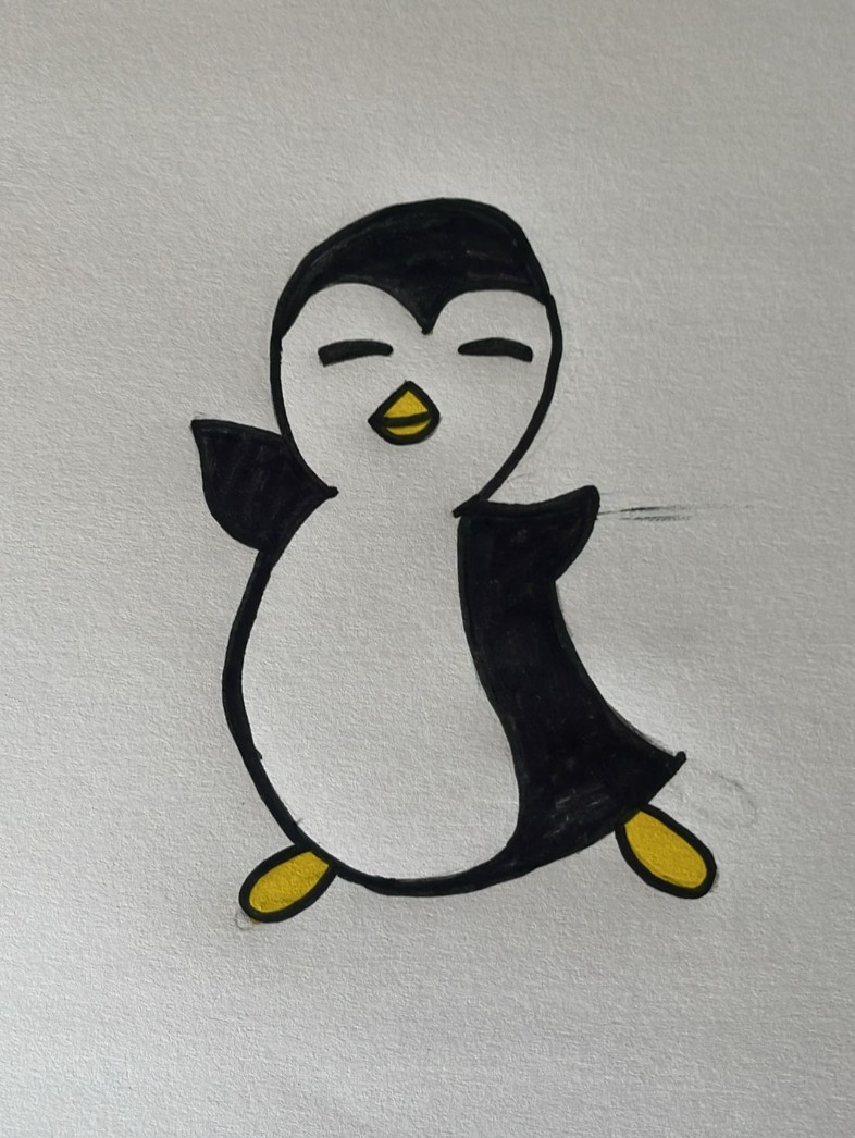 Happy penguin