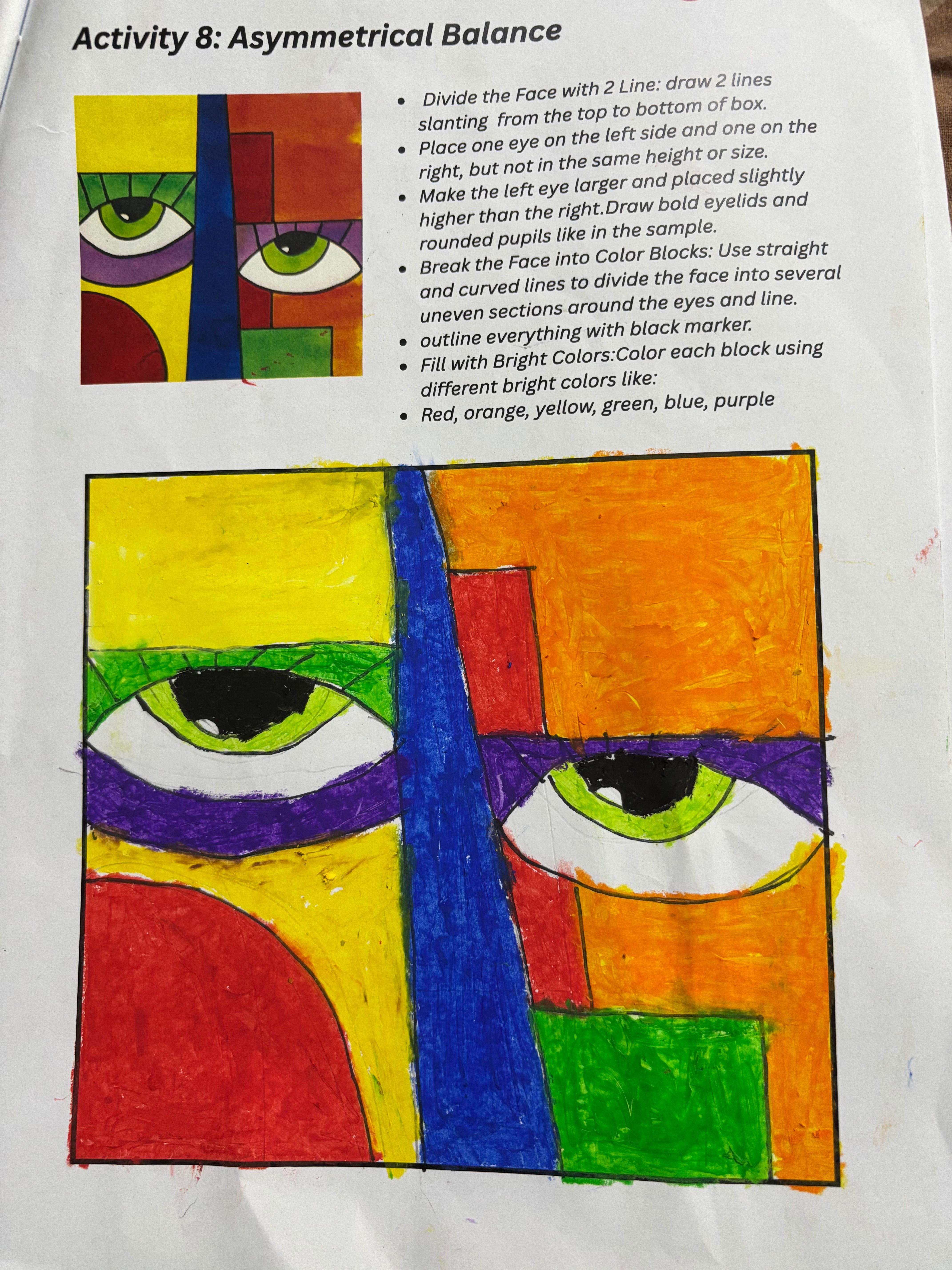 Asymmetrical balance 