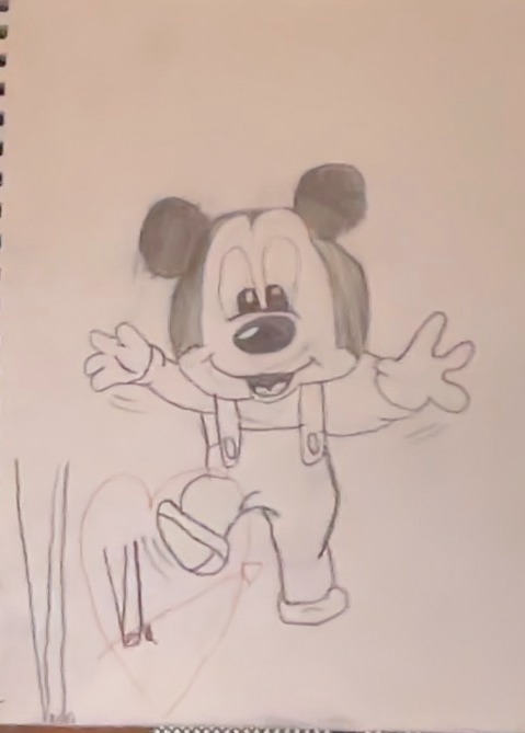 Mickey mouse drawing