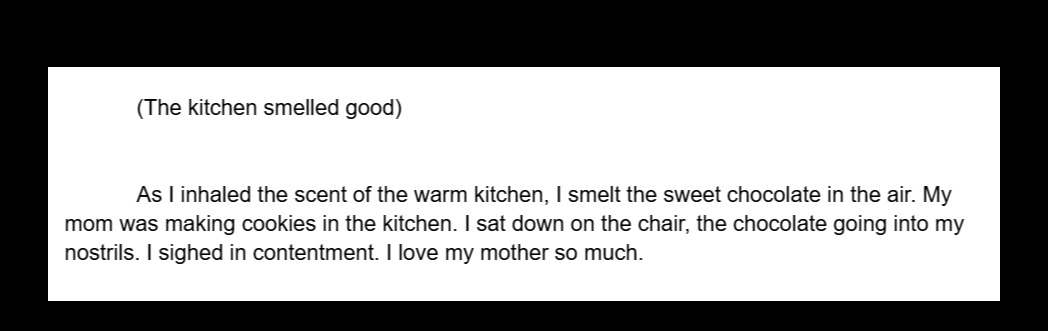 kitchen smell good