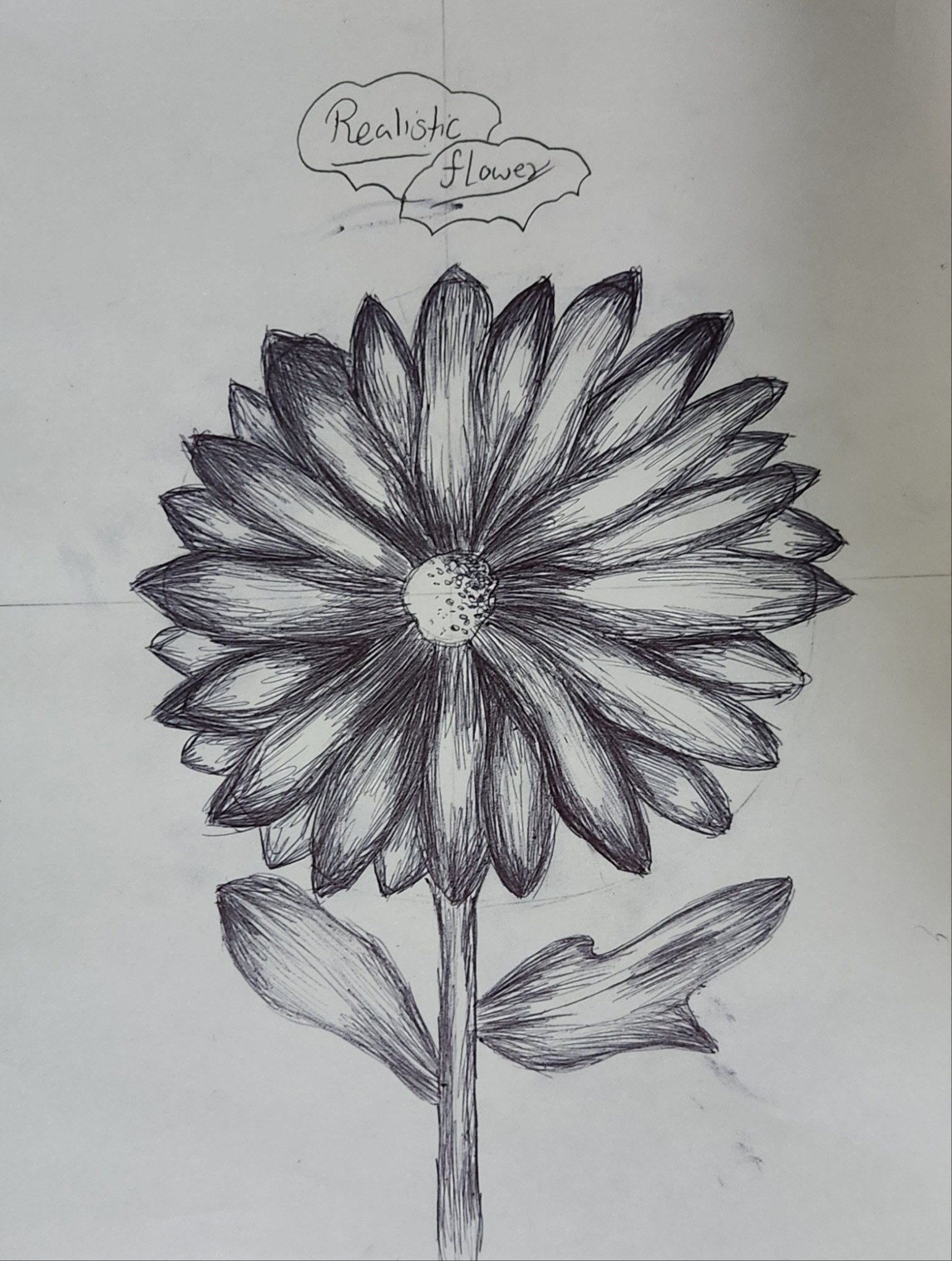 Realistic flower