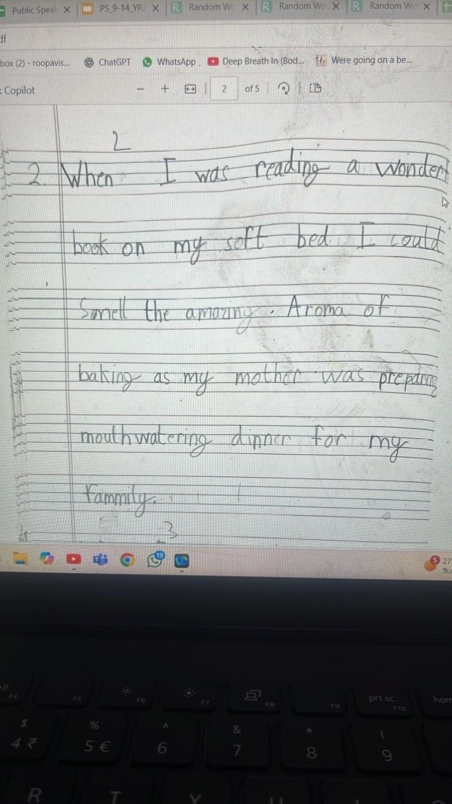 Sensory Sentences 