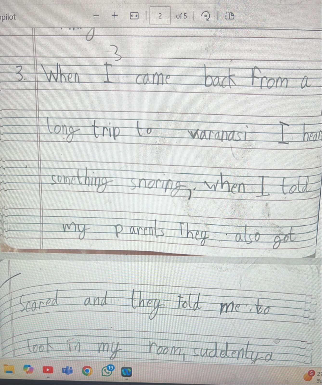 Sensory Sentences 